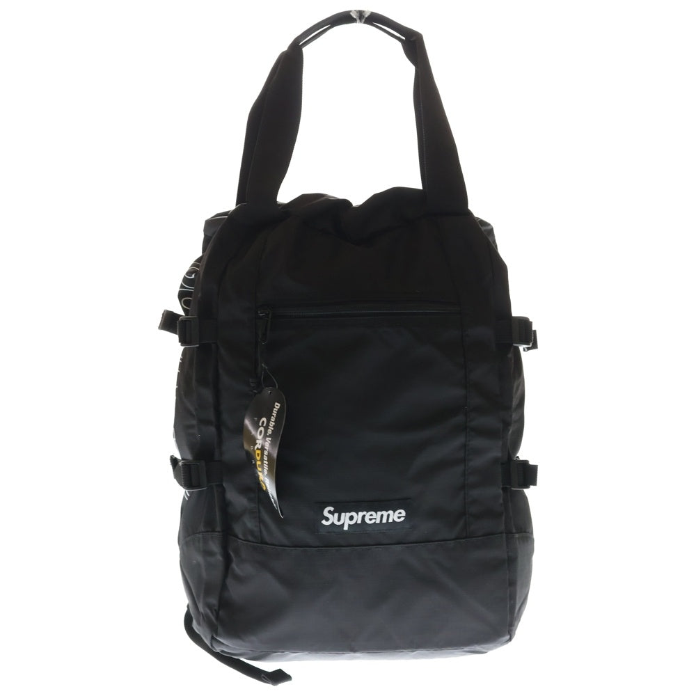 SUPREME(シュプリーム) 19SS Tote Backpack ボックスロゴ リップストップ トート バックパック リュックサック ブラック