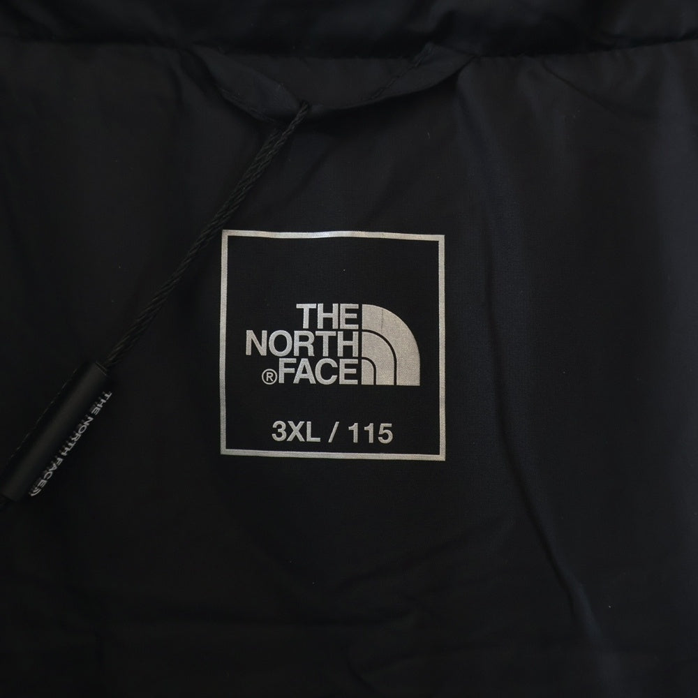 THE NORTH FACE(ザノースフェイス) 25SS NUPTSE ON BALL VEST ヌプシ オンボール ジップアップベスト ブラック NV3NR50A