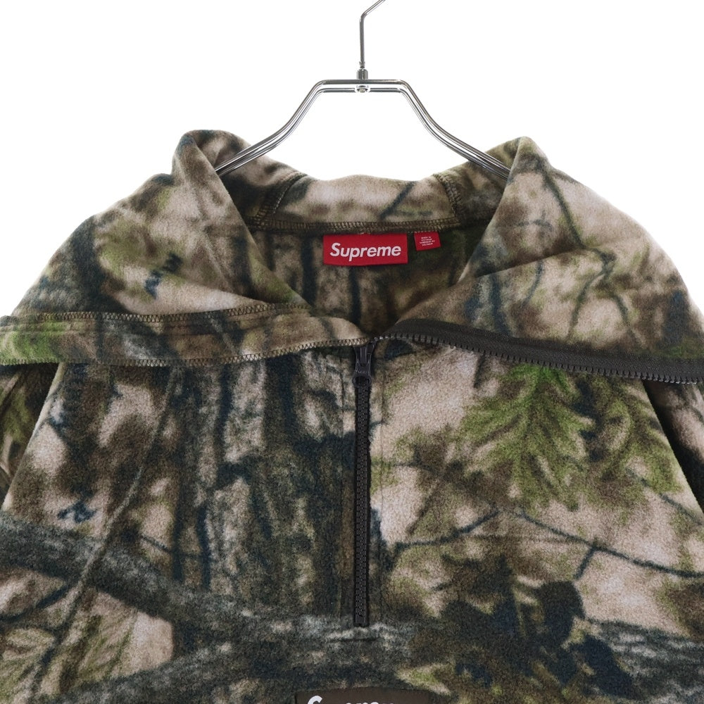 SUPREME(シュプリーム) 25AW Polartec Facemask Half Zip Pullover ポーラテック フェイスマスク ハーフジップ プルオーバー フリースジャケット カーキ