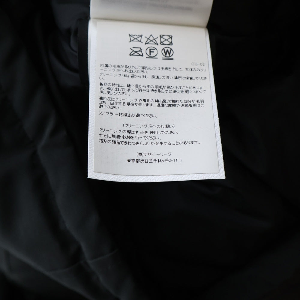 CANADA GOOSE(カナダグース) CHATEAU PARKA シャトー パーカー ファー付き フーデッド ジップアップ ダウンジャケット ブラック 3426MA