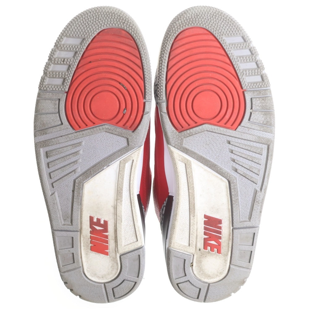 NIKE(ナイキ) AIR JORDAN 3 RETRO SE UNITE FIRE RED エアジョーダン3 ユナイトファイアレッド ハイカットスニーカー レッド US10/28cm CK5692-600