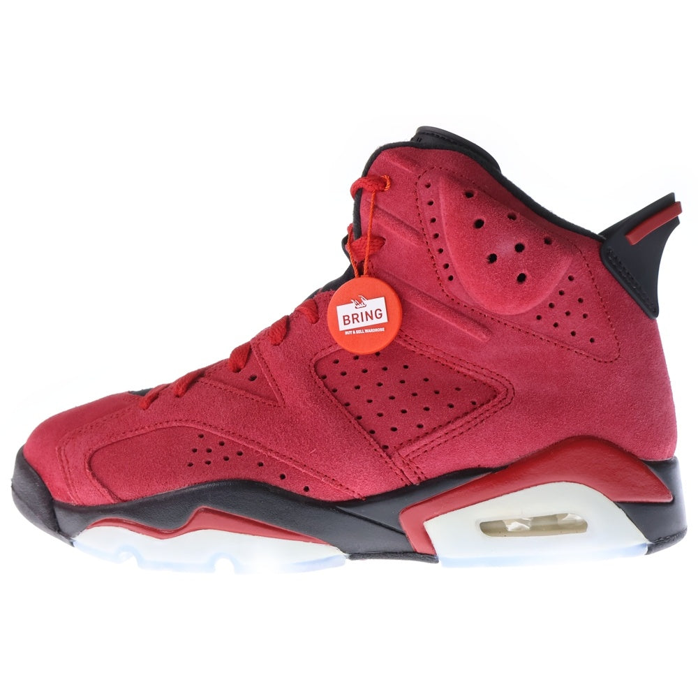 NIKE(ナイキ) AIR JORDAN 6 RETRO TORO BRAVO エアジョーダン 6 レトロ トロ ブラボー ハイカットスニーカー レッド/ブラック US8.5/26.5cm CT8529-600