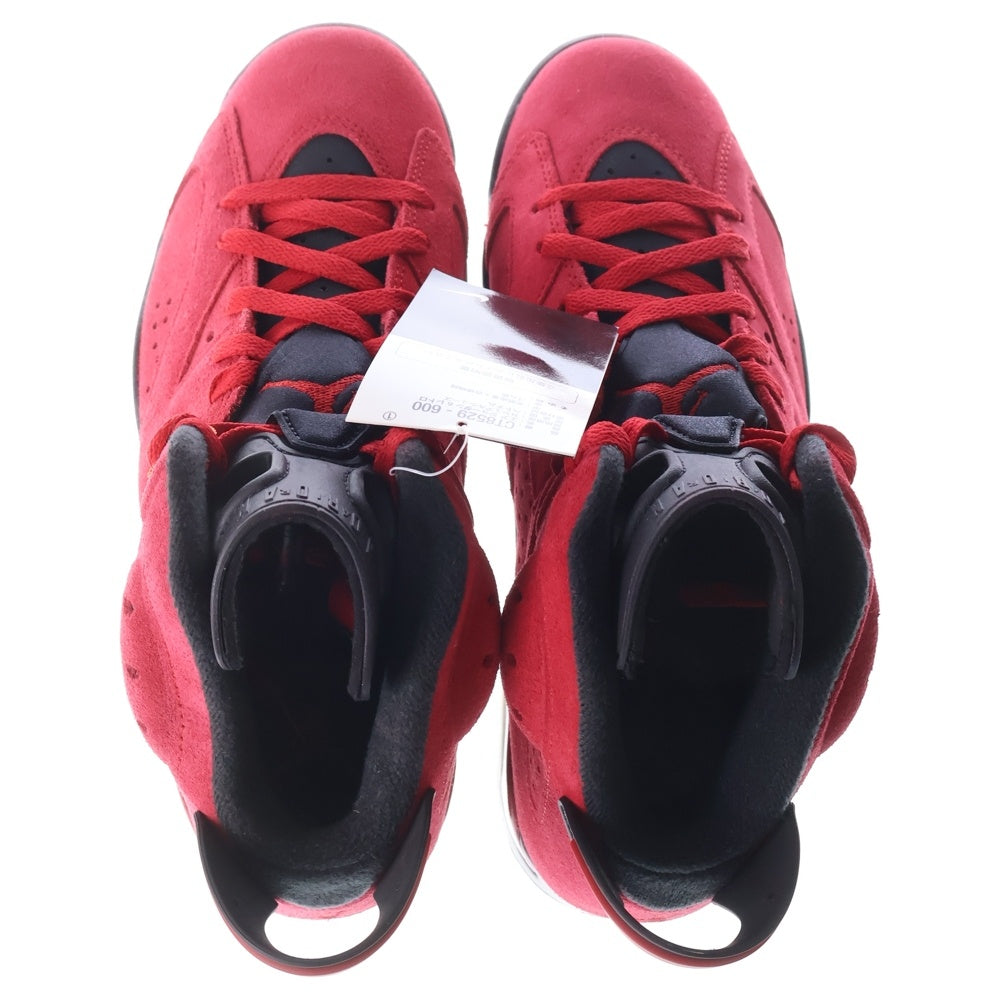 NIKE(ナイキ) AIR JORDAN 6 RETRO TORO BRAVO エアジョーダン 6 レトロ トロ ブラボー ハイカットスニーカー レッド/ブラック US8.5/26.5cm CT8529-600