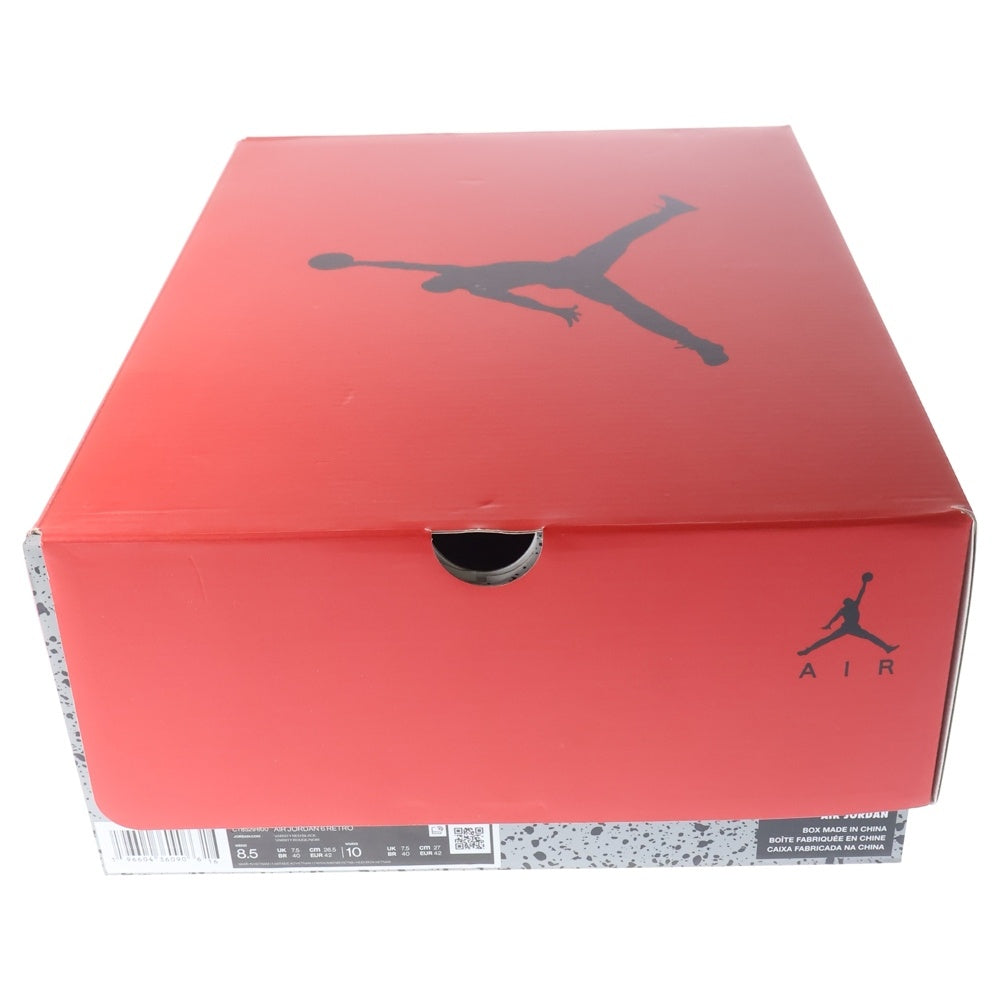 NIKE(ナイキ) AIR JORDAN 6 RETRO TORO BRAVO エアジョーダン 6 レトロ トロ ブラボー ハイカットスニーカー レッド/ブラック US8.5/26.5cm CT8529-600