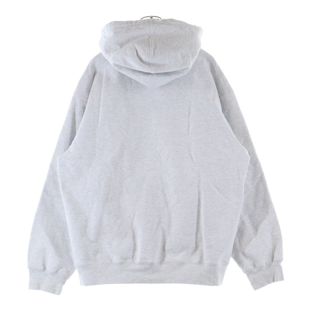 SUPREME(シュプリーム) 22SS Bling Box Logo Hooded Sweatshirt ブリングボックスロゴ フーデッド スウェットシャツ プルオーバーパーカー グレー