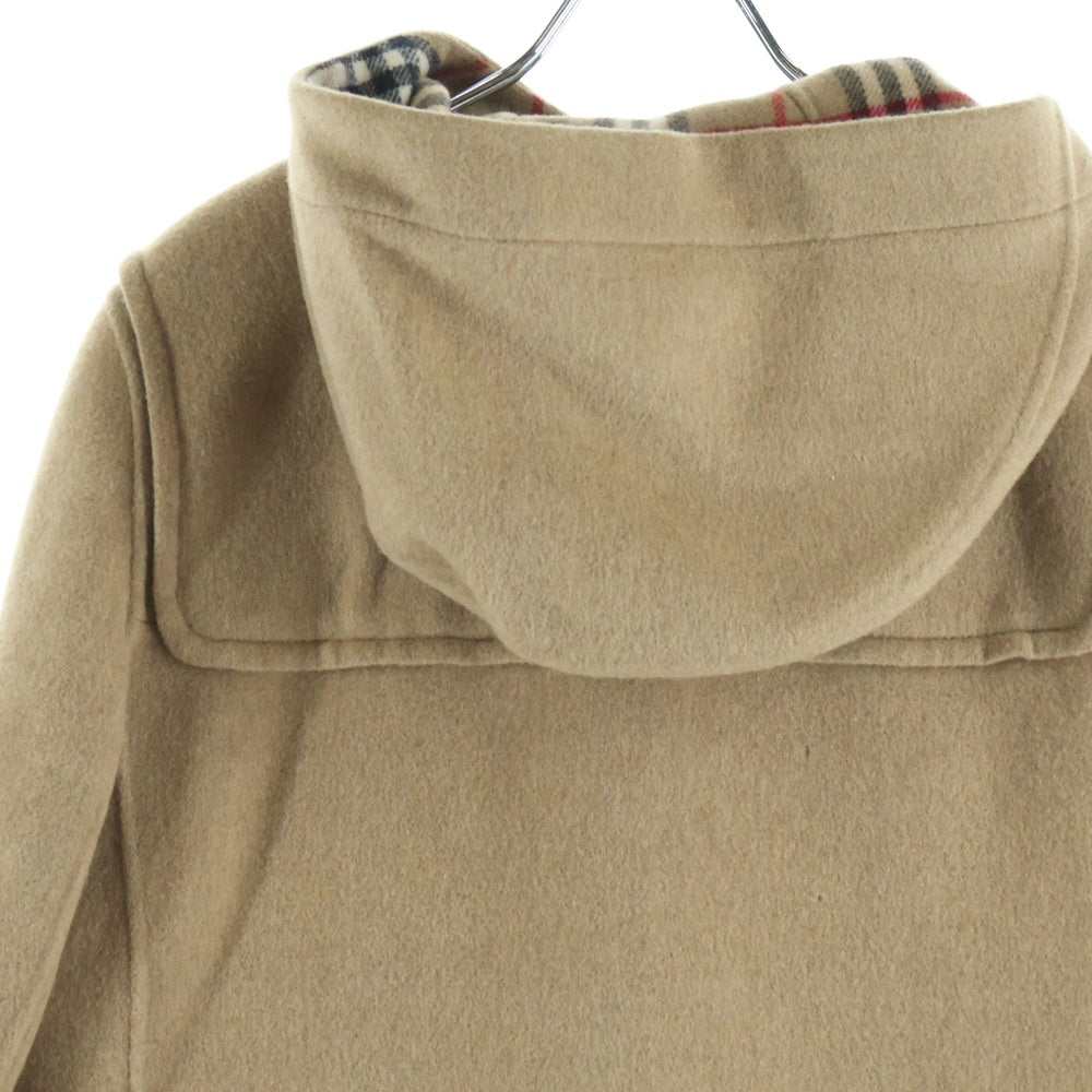 BURBERRY(バーバリー) 裏地ノヴァチェック トグルボタン カシミヤ混ウールダッフルコート ベージュ FT225-409-409