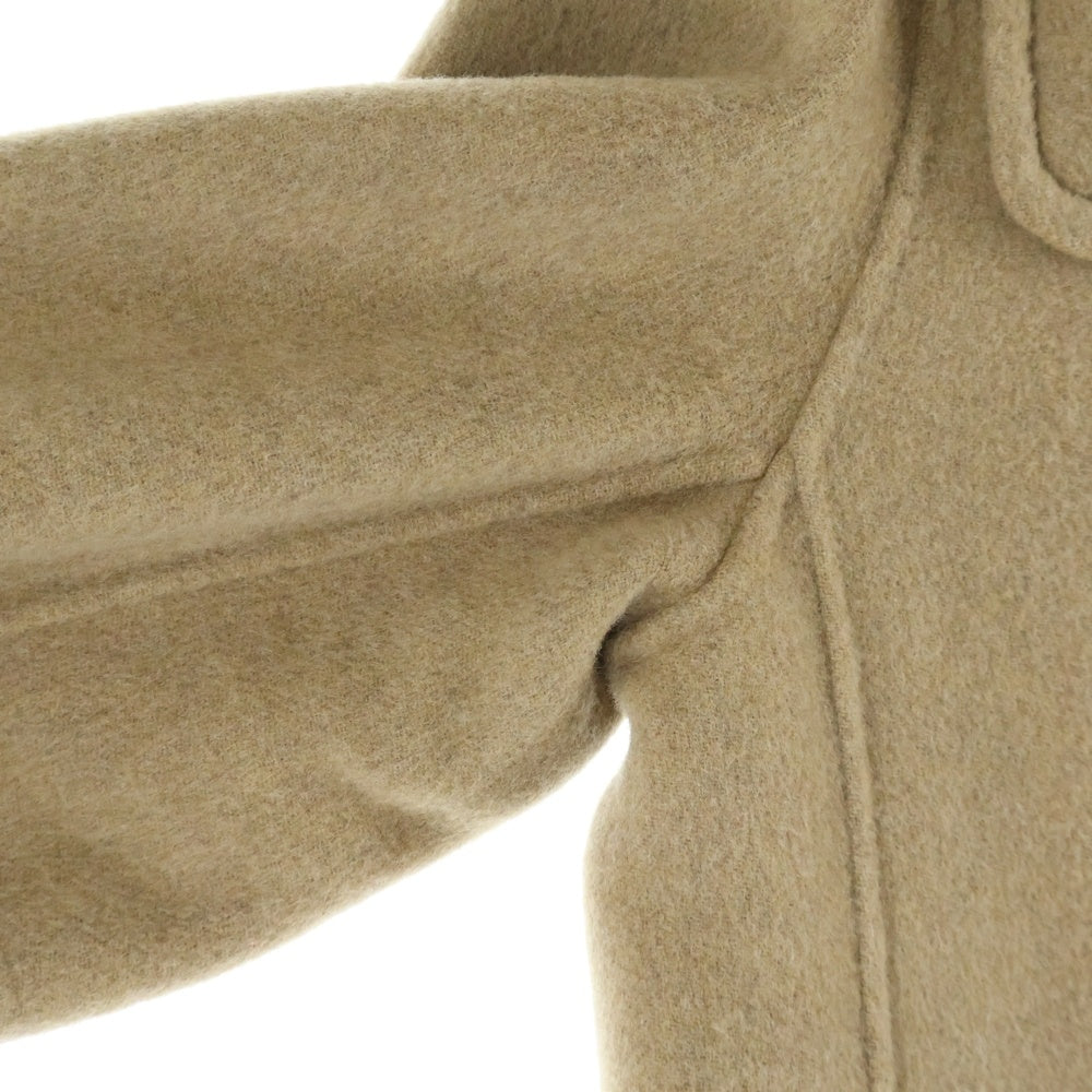 BURBERRY(バーバリー) 裏地ノヴァチェック トグルボタン カシミヤ混ウールダッフルコート ベージュ FT225-409-409