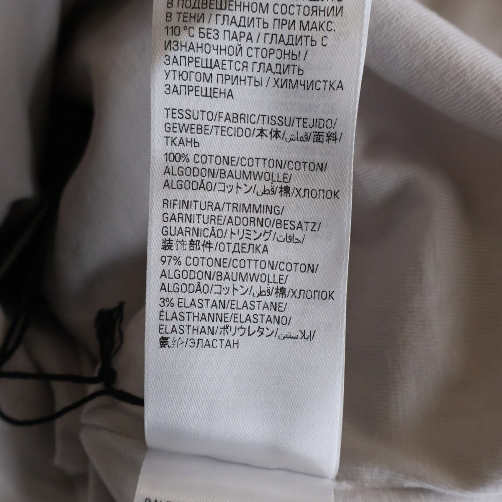 BALENCIAGA(バレンシアガ) 24AW BFRND Series Music Inside Out T-Shirt ネックホルダー付 インサイドアウト ミュージックプリントTシャツ 半袖クルーネックカットソー 787358 TQVG8