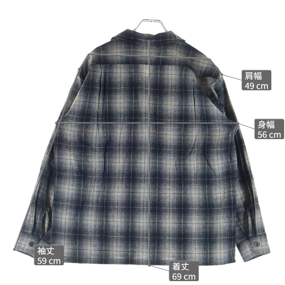 PENDLETON(ペンドルトン) ×GDC Check Shirts ジーディーシー スタッズ フランネルチェック長袖シャツ グレー 5575-2201
