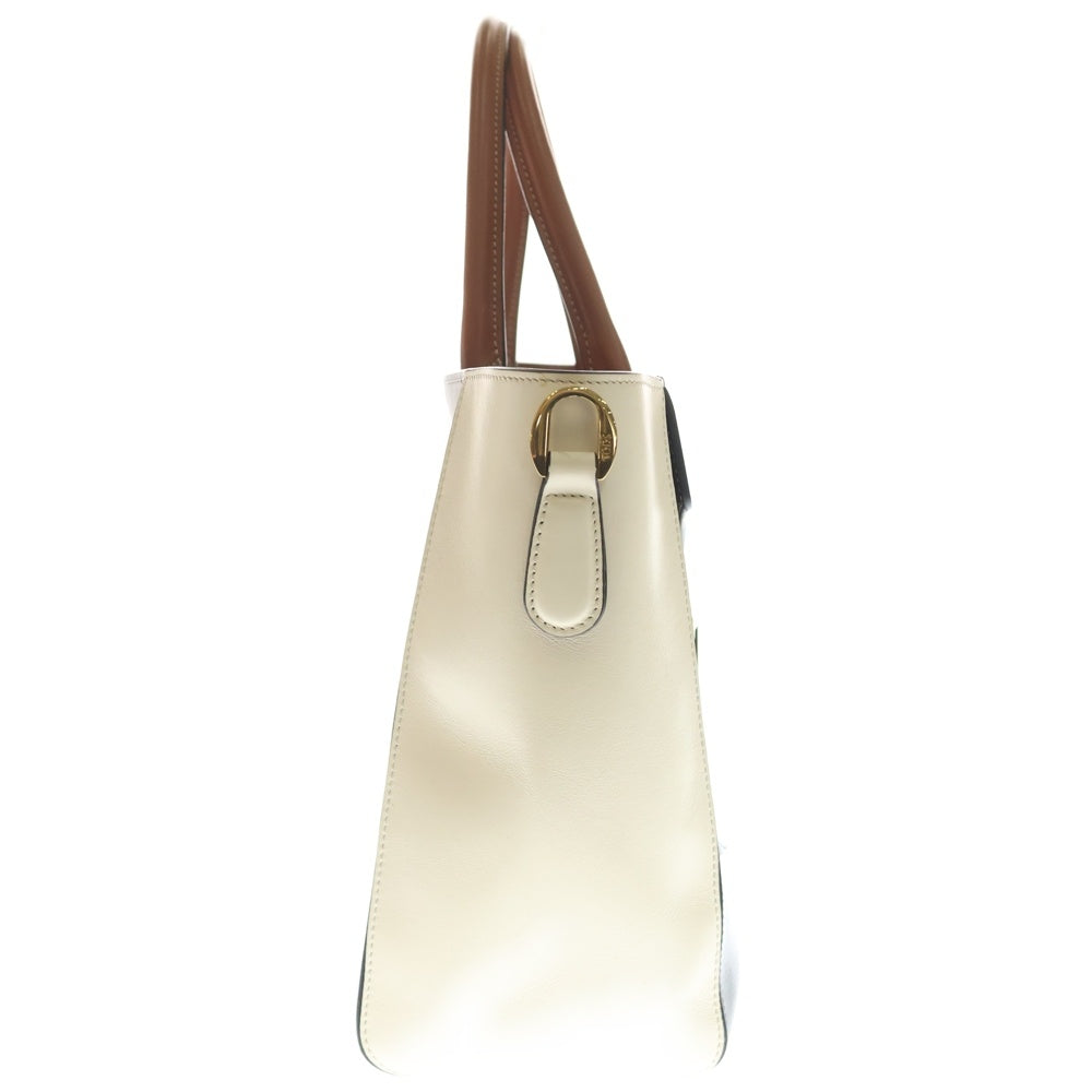 TOD'S(トッズ) T TIMELESS タイムレス 2WAY レザー ハンドバック ショルダーバック ブラック/ブラウン レディース