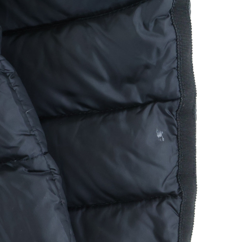 MONCLER(モンクレール) HERMINE GIUBBOTTO エルミン ジップアップ フーデッド ロング ダウン ジャケット コート ブラック レディース 220934995705 53048