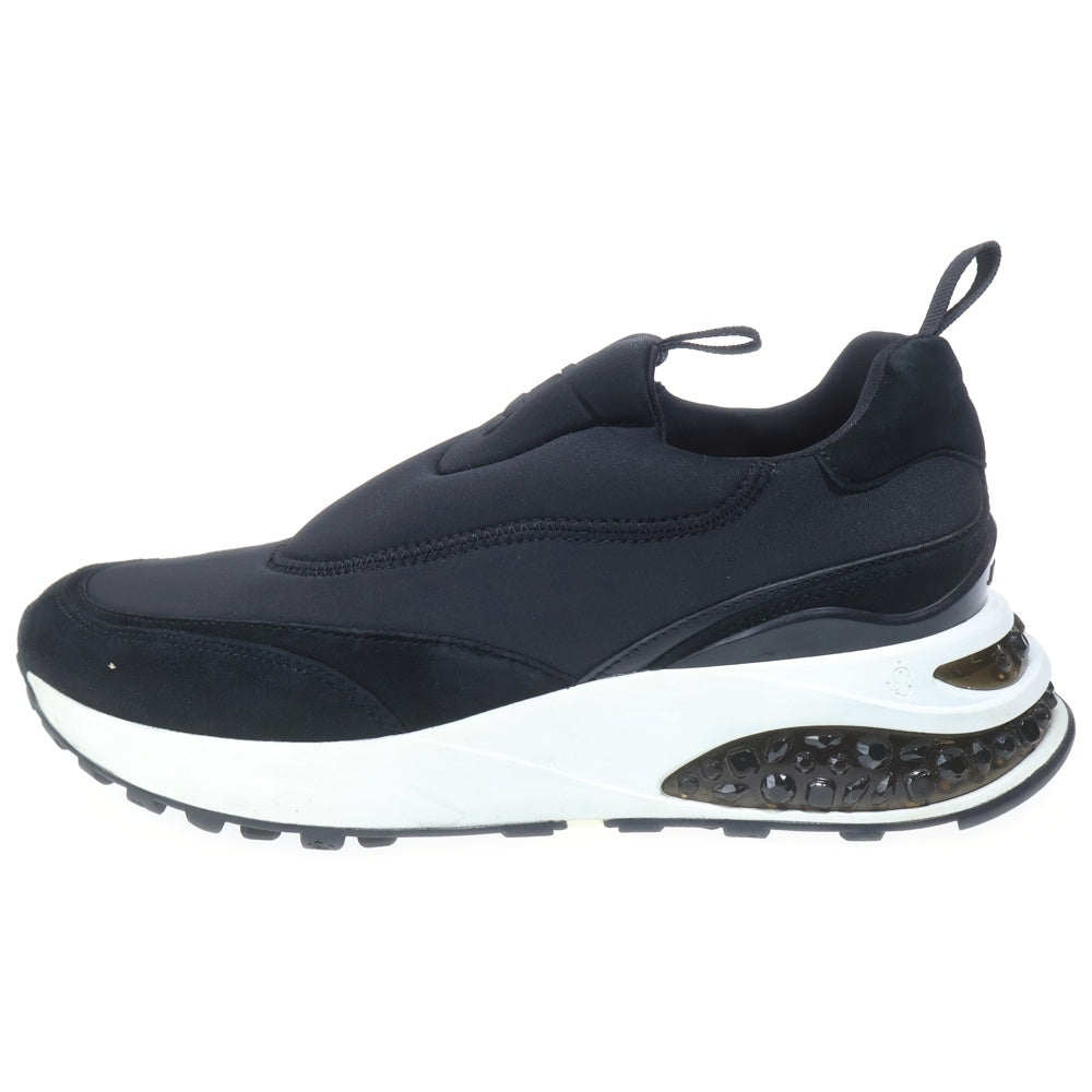 JIMMY CHOO(ジミーチュウ) MEMPHIS メンフィス レースレス ローカットスニーカー レディース ブラック