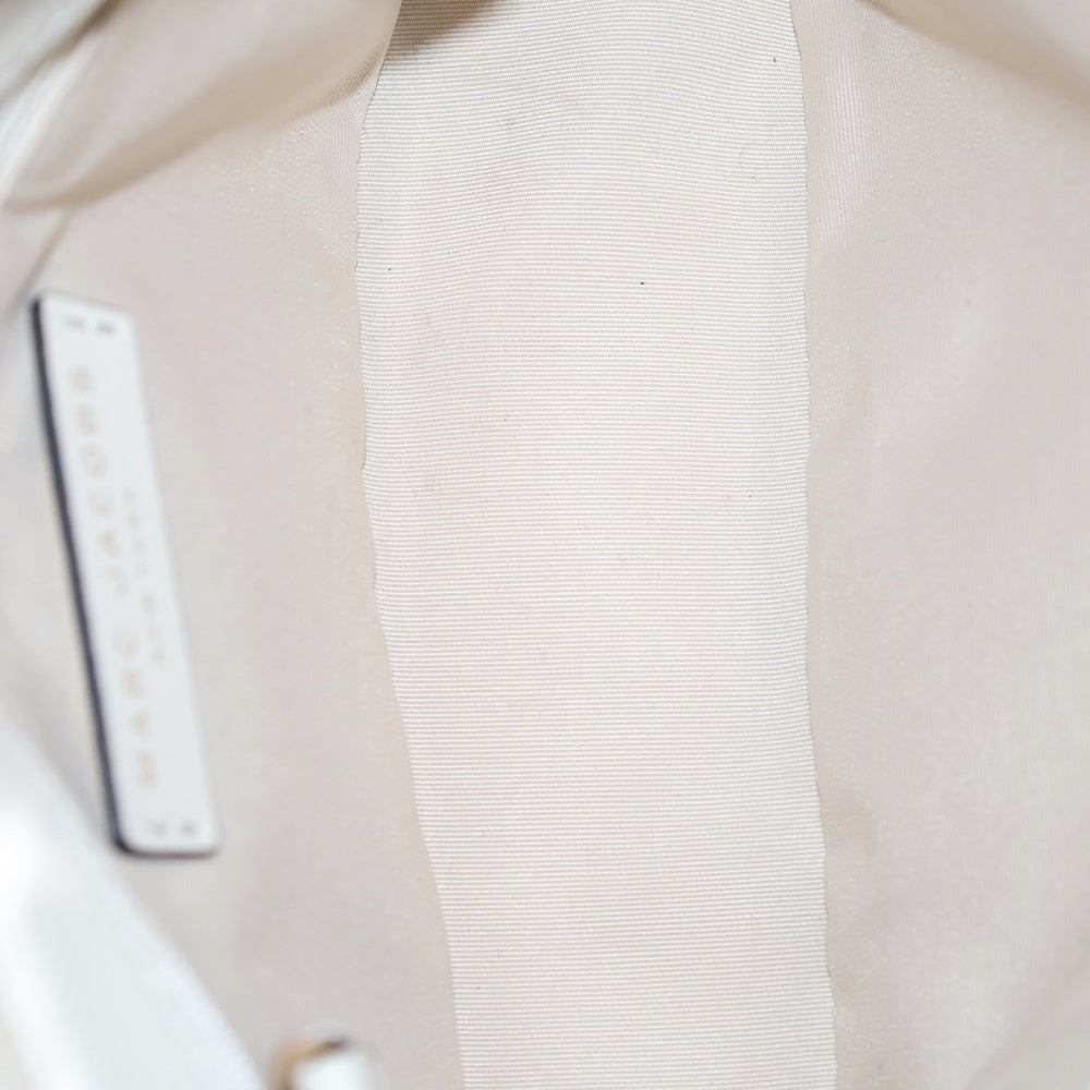 MARC JACOBS(マークジェイコブス) ロゴゴールド金具 レザー ショルダーバッグ アイボリー H901L01RE21