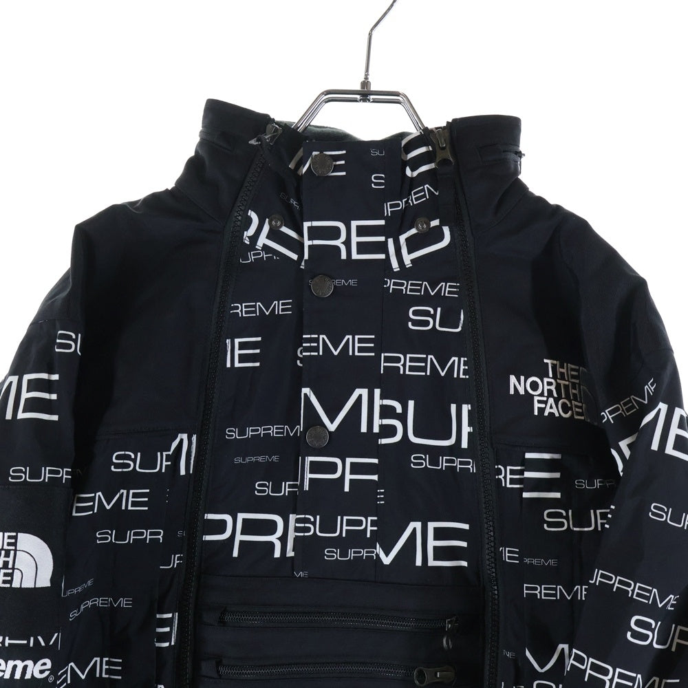 SUPREME(シュプリーム) 21AW ×THE NORTH FACE Steep Tech Apogee Jacket ステープテック アポジージャケット マウンテンパーカー 総柄 ブラック NP52102I