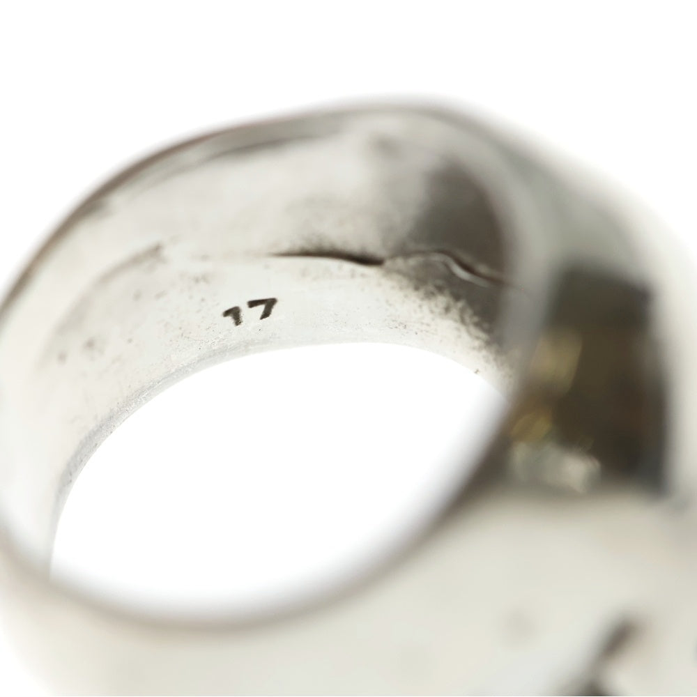 NUMBER (N)INE(ナンバーナイン) ×JAM HOME MADE SKULL RING ジャムホームメイド スカルリング シルバー