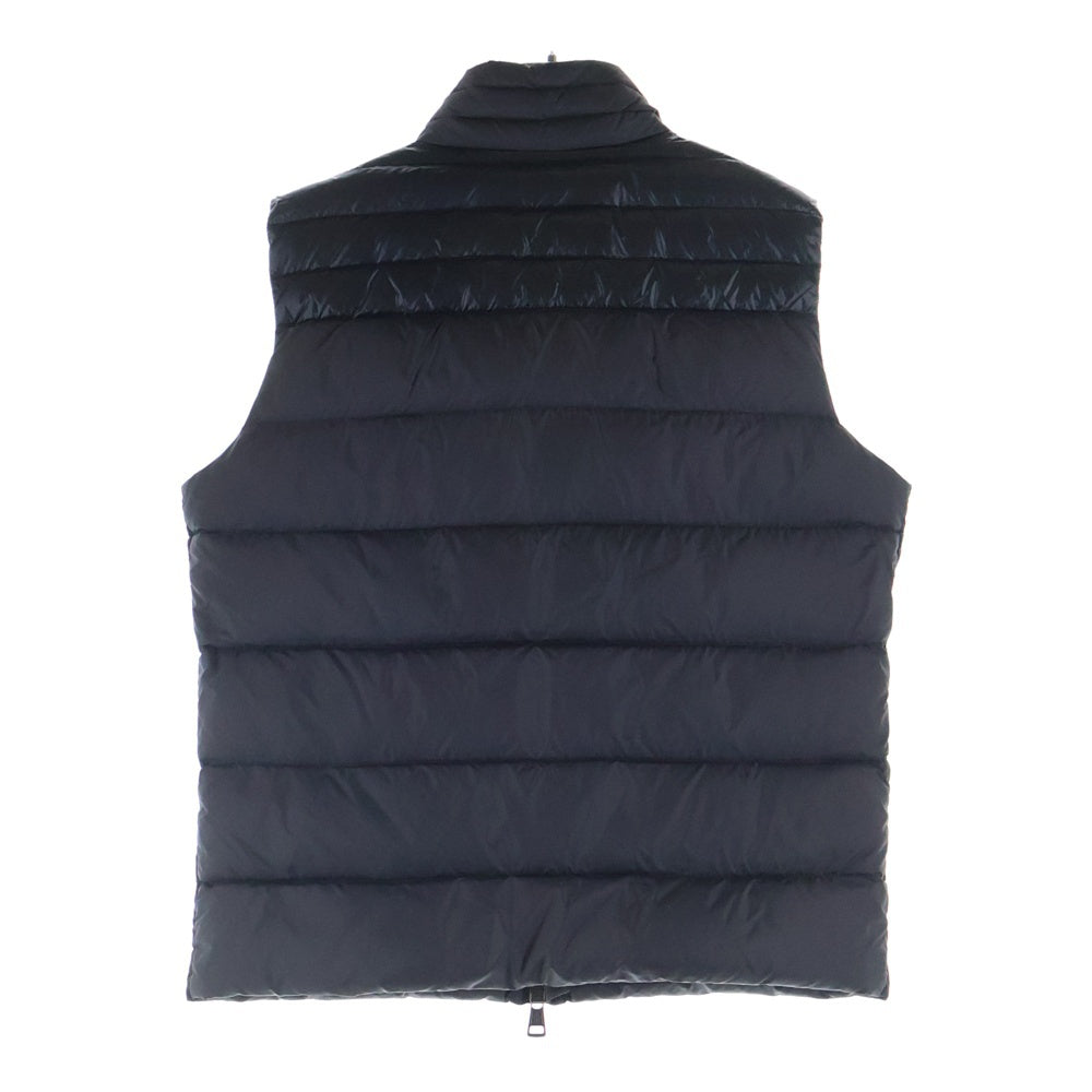 MONCLER(モンクレール) 2015 DUPRES GILET デュプレス ジレ 1Pワッペンデザイン ダウンベスト ブラック A20914337085 54654