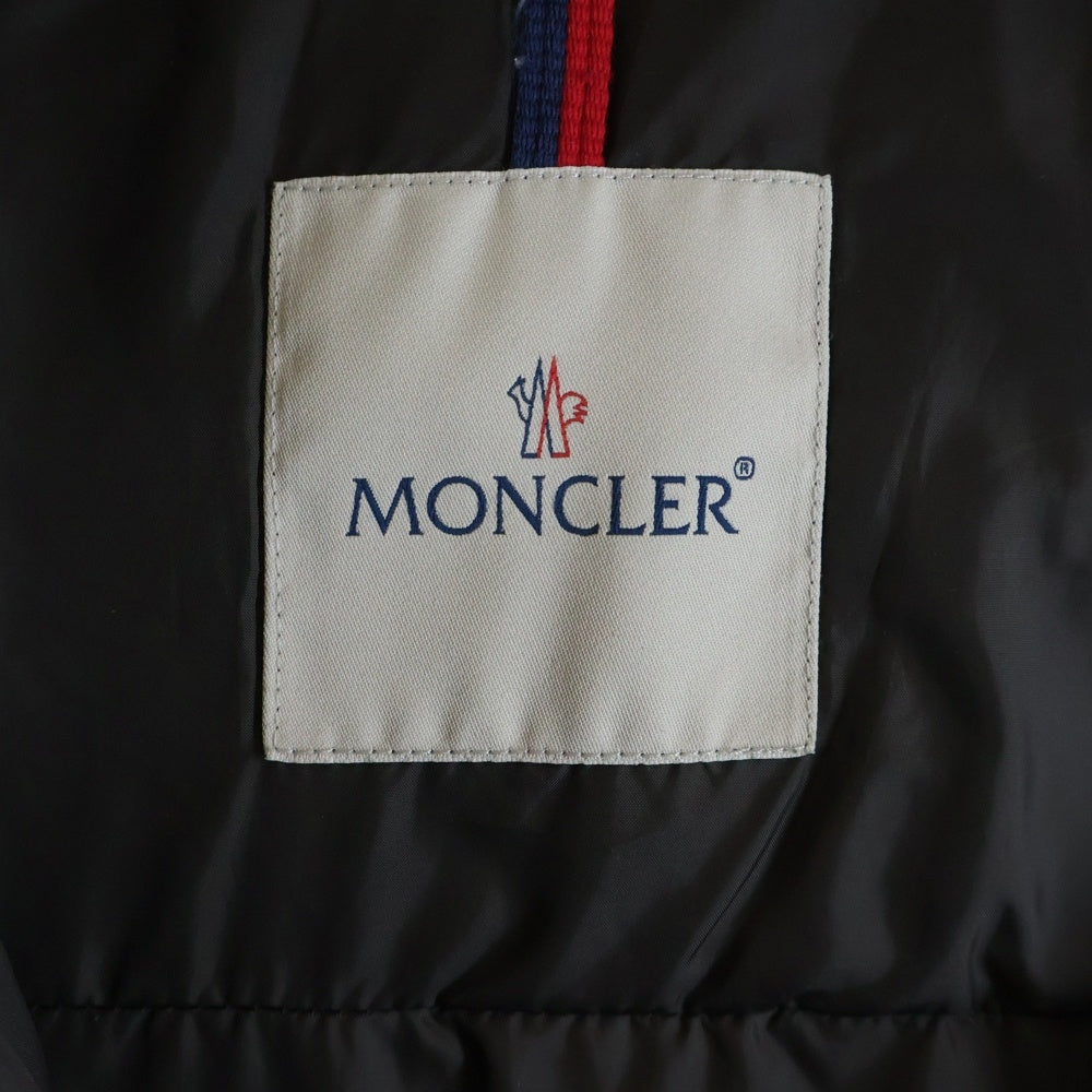 MONCLER(モンクレール) 2015 DUPRES GILET デュプレス ジレ 1Pワッペンデザイン ダウンベスト ブラック A20914337085 54654