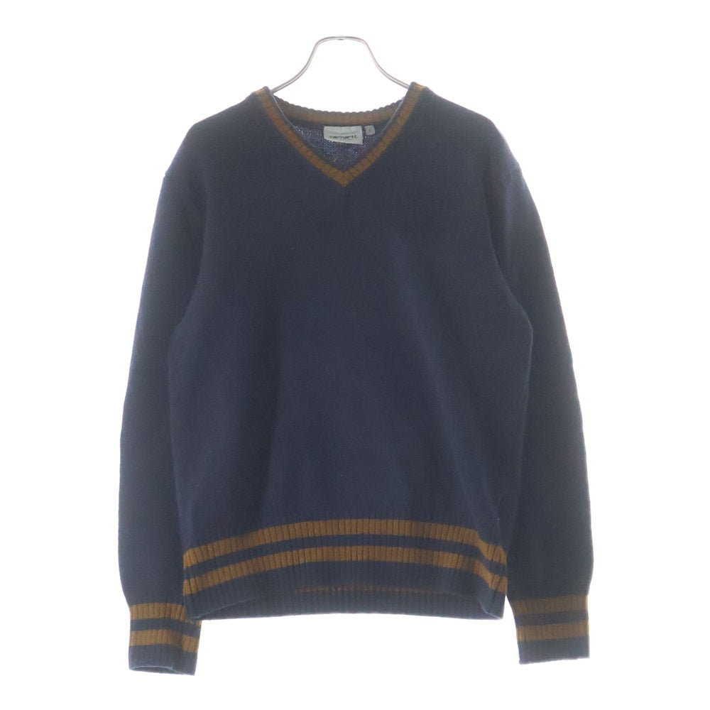 Carhartt WIP(カーハート ダブリューアイピー) STANFORD SWEATER スタンフォード セーター Vネック ニット ネイビー I032281