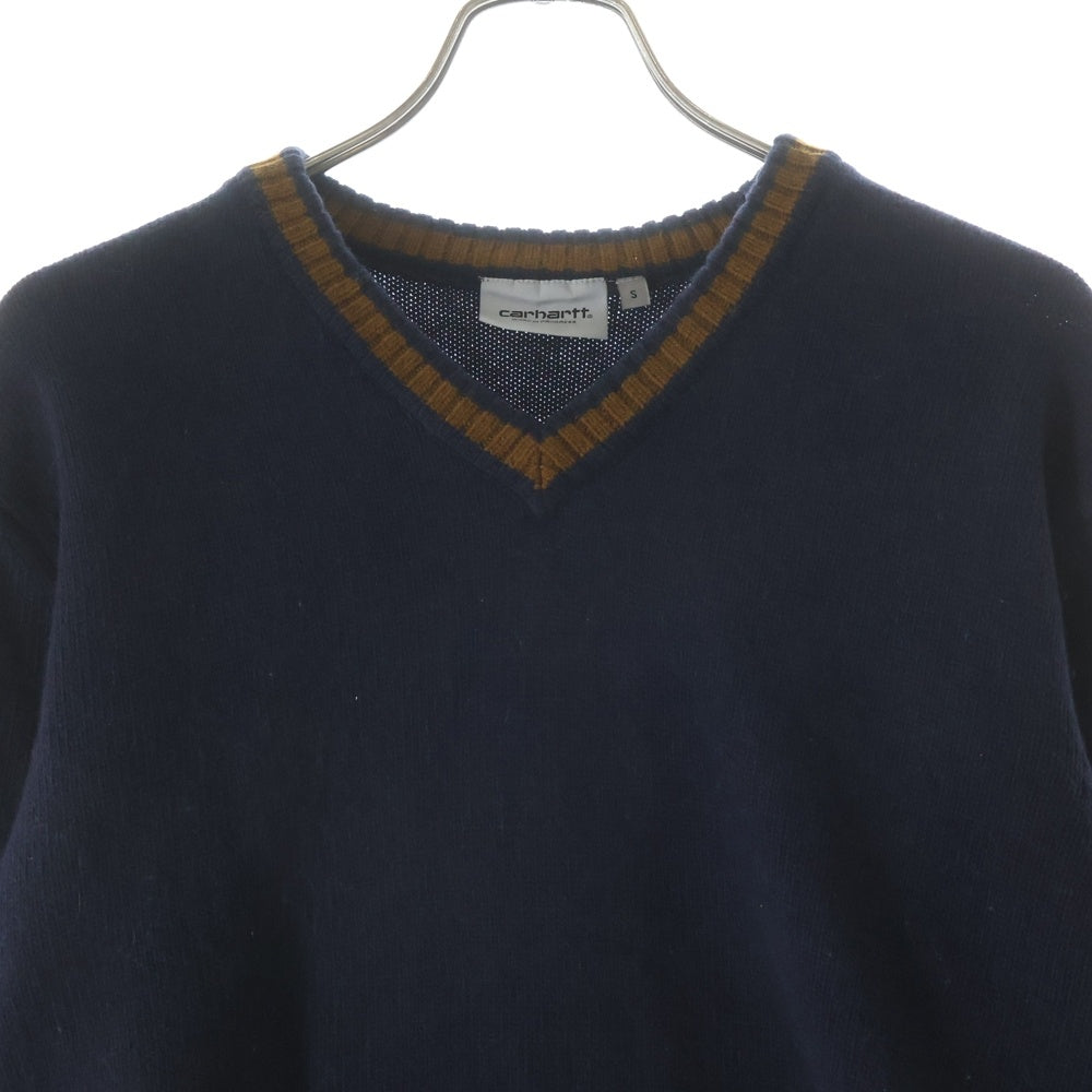 Carhartt WIP(カーハート ダブリューアイピー) STANFORD SWEATER スタンフォード セーター Vネック ニット ネイビー I032281