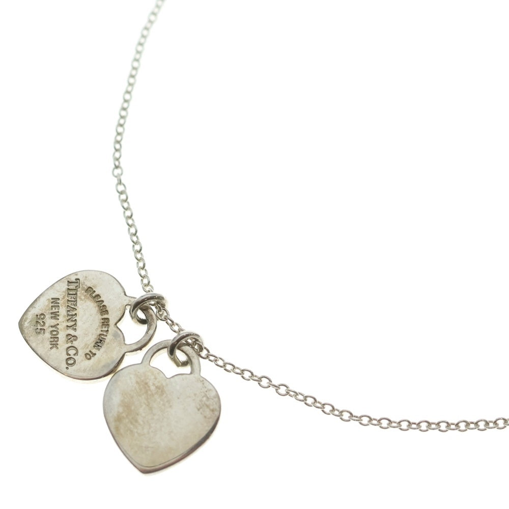 TIFFANY & Co.(ティファニー) リターントゥ ティファニー ダブルハートタグ ネックレス ペンダント チェーン シルバー レディース