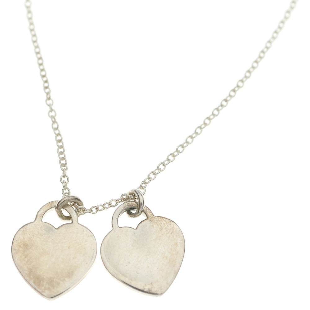 TIFFANY & Co.(ティファニー) リターントゥ ティファニー ダブルハートタグ ネックレス ペンダント チェーン シルバー レディース
