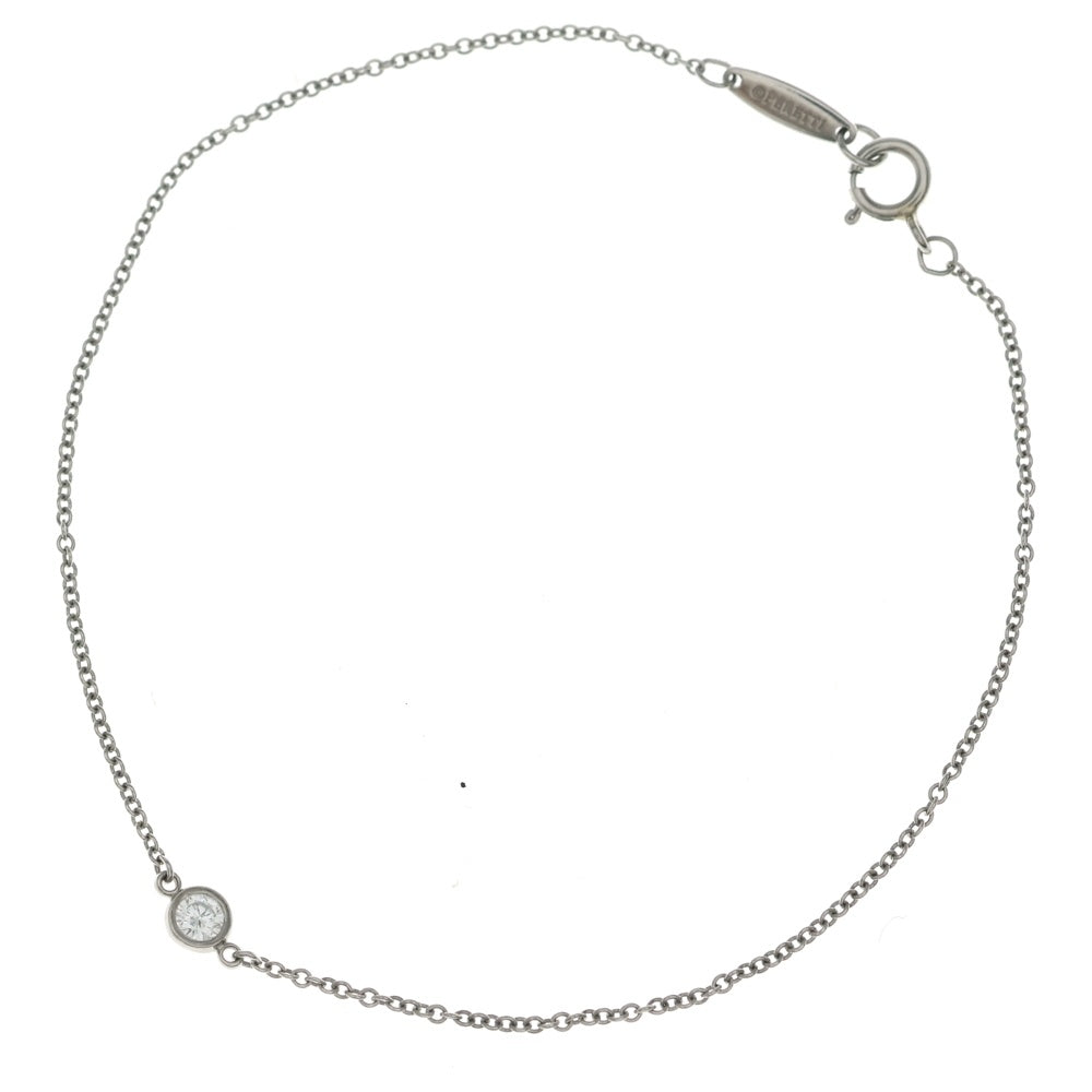 TIFFANY & Co.(ティファニー) バイザヤード ブレスレット PT950 シルバー レディース