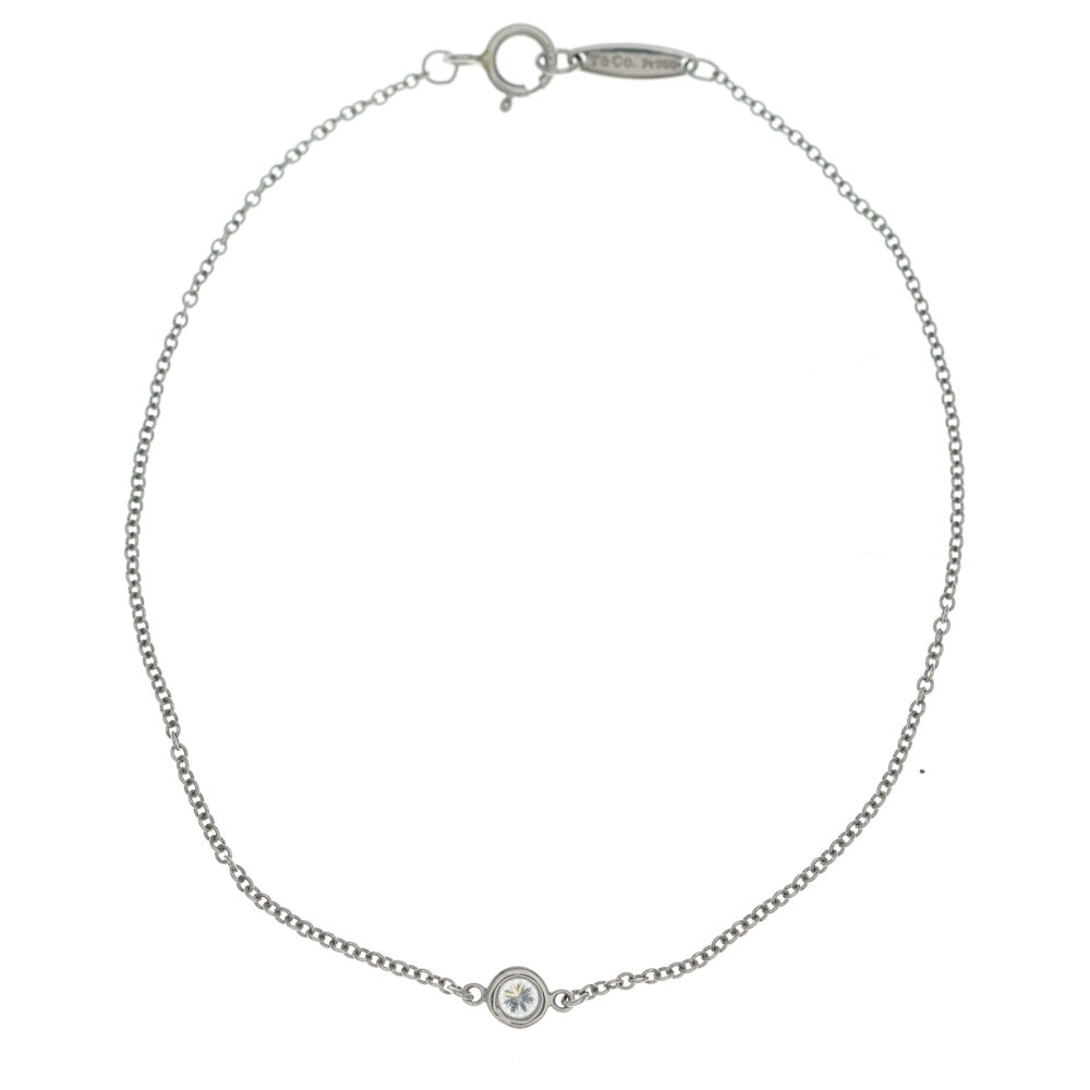 TIFFANY & Co.(ティファニー) バイザヤード ブレスレット PT950 シルバー レディース