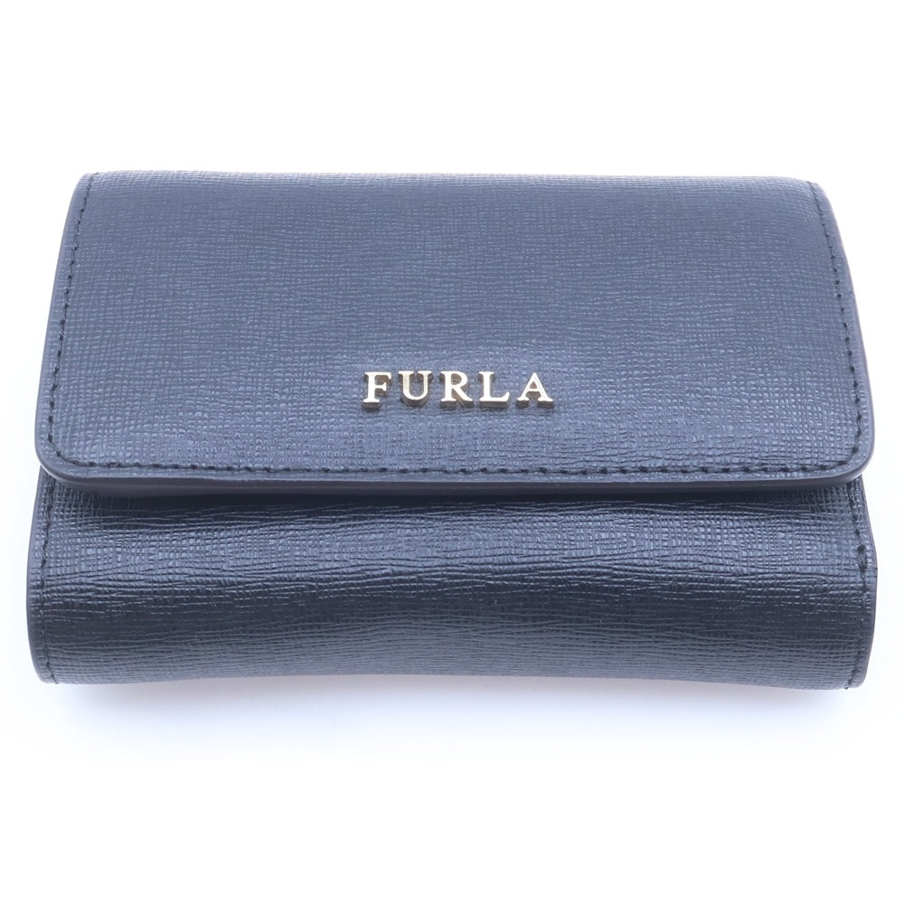 FURLA(フルラ) バビロン レザーコンパクトウォレット 三つ折り財布 ブラック PCZ0UNO B30000 レディース