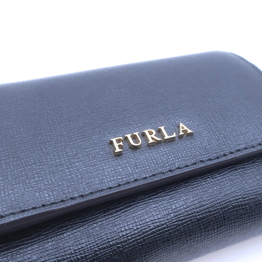 FURLA(フルラ) バビロン レザーコンパクトウォレット 三つ折り財布 ブラック PCZ0UNO B30000 レディース