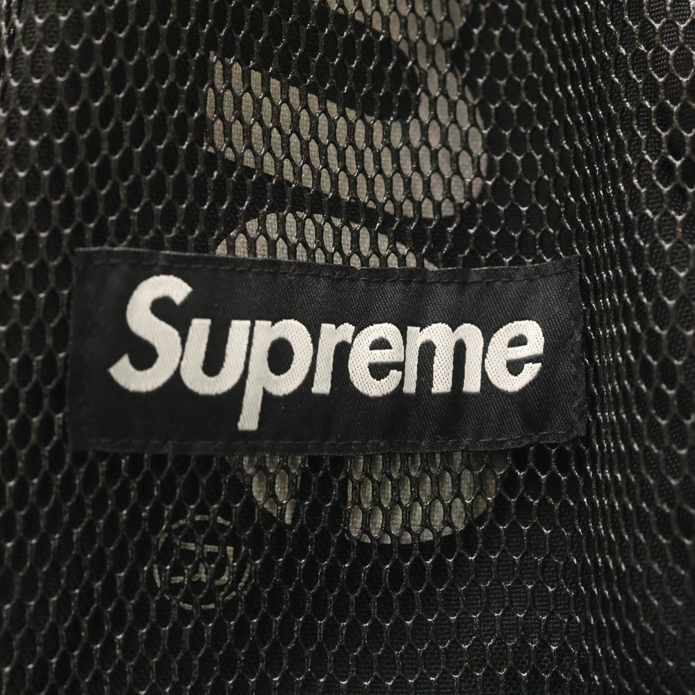 SUPREME(シュプリーム) 20SS Backpack ロゴプリント メッシュバックパック リュック ブラック