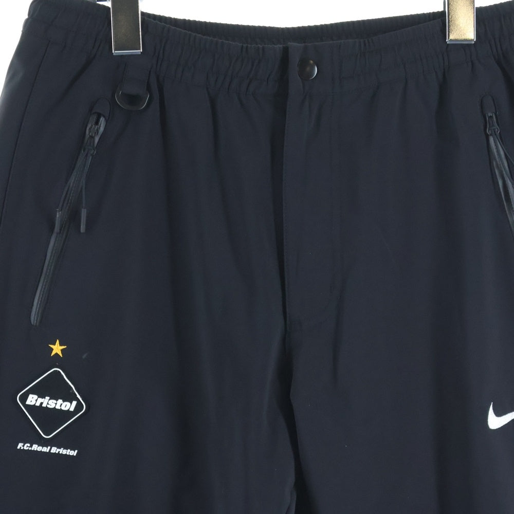 F.C.R.B./F.C.Real Bristol/FCRB(エフシーアールビー/エフシーレアルブリストル) 16SS ×NIKE DRI-KNIT WARM UP PANT ナイキ ドライ ニット ウォームアップ ナイロン パンツ ブラック 823117-010