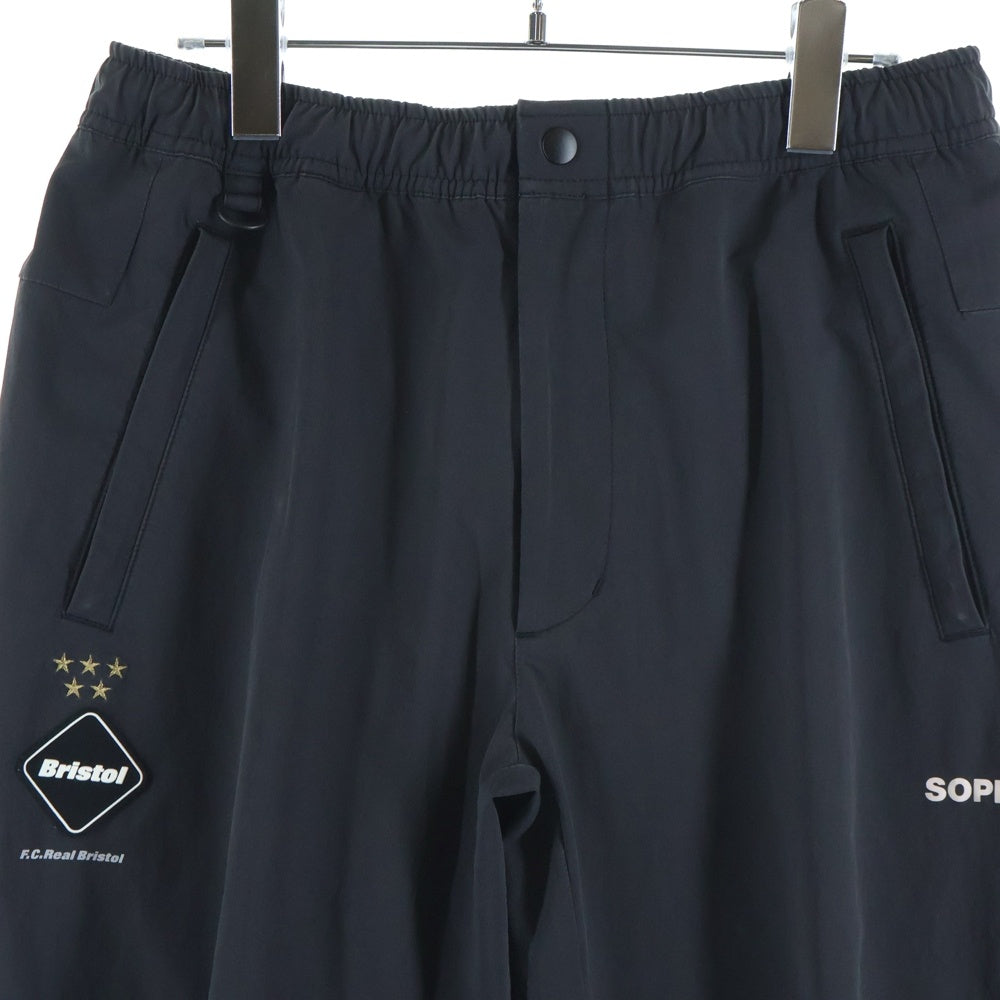 F.C.R.B./F.C.Real Bristol/FCRB(エフシーアールビー/エフシーレアルブリストル) 20SS EASY TAPERED PANTS イージー テーパード ナイロン パンツ ブラック FCRB-200062