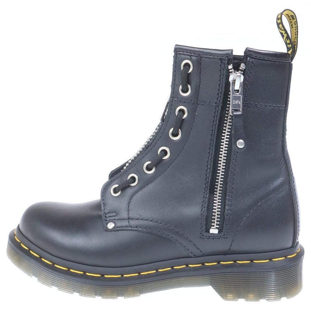 Dr.Martens(ドクターマーチン) 1460 TWIN ZIP 8ホール ツインジップ レザーブーツ レディース ブラック