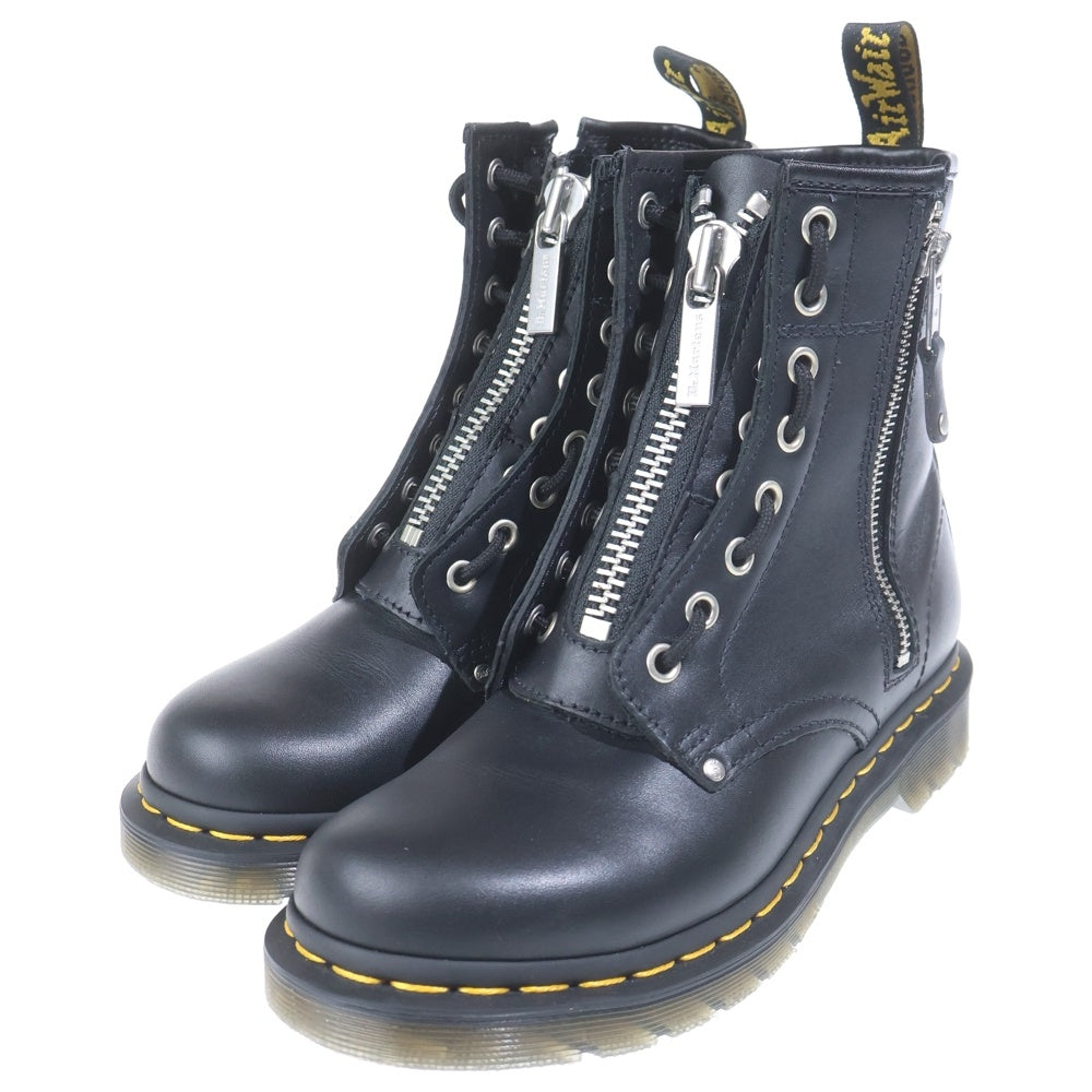 Dr.Martens(ドクターマーチン) 1460 TWIN ZIP 8ホール ツインジップ レザーブーツ レディース ブラック