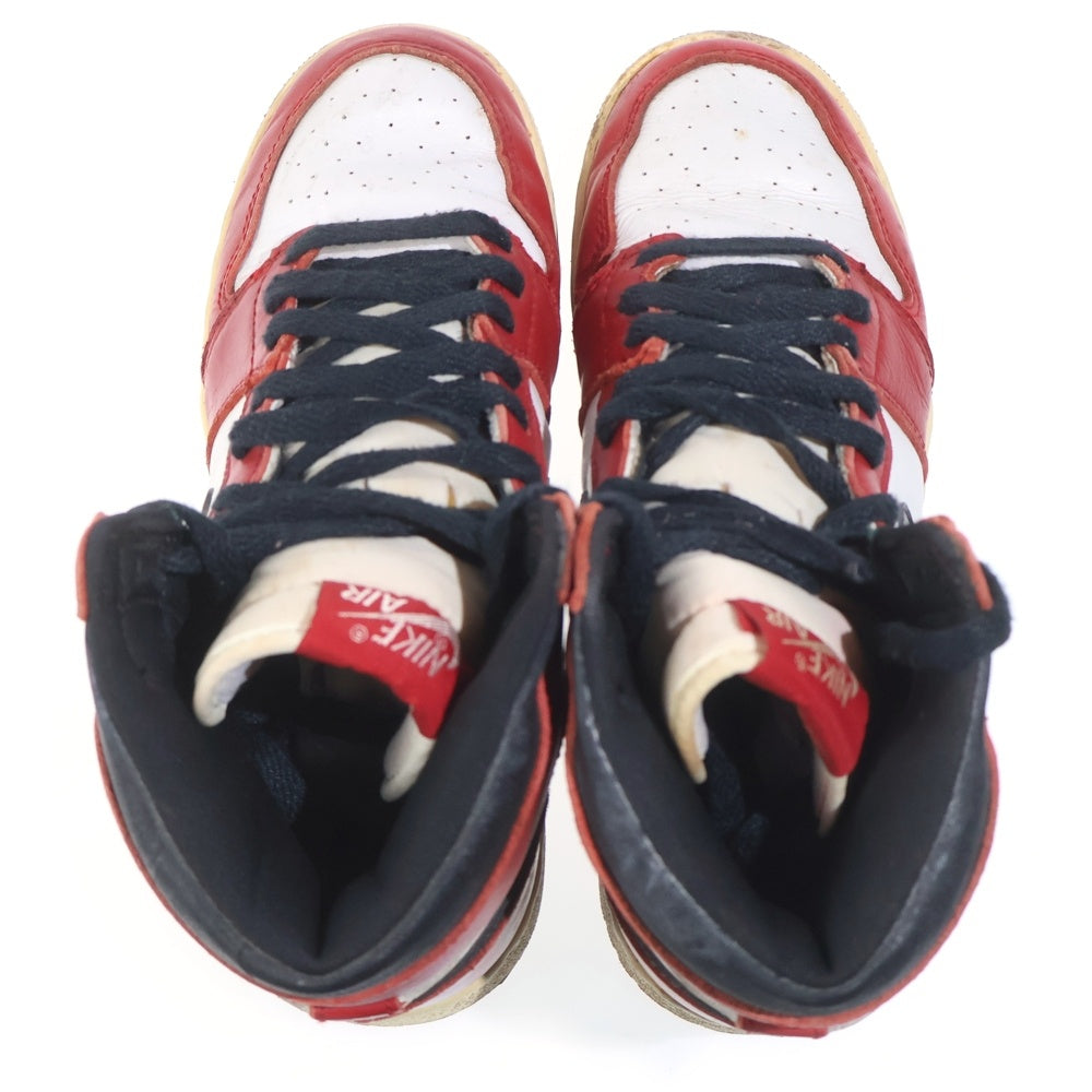 NIKE(ナイキ) 【観賞用 1994年製】 AIR JORDAN 1 RETRO HIGH Chicago エア ジョーダン1 レトロ シカゴ ハイカット スニーカー キッズ レッド/ホワイト US5.5Y/24cm 153126-101 レディース