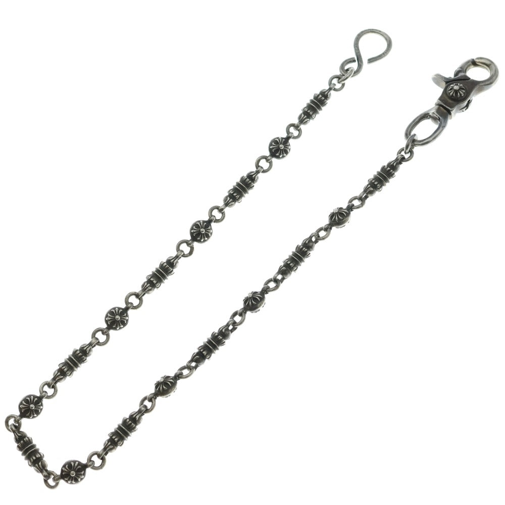 CHROME HEARTS(クロムハーツ) 1CLIP BARREL CROSSBALL 9LINK 1クリップ バレル リンク クロスボール ウォレットチェーン シルバー