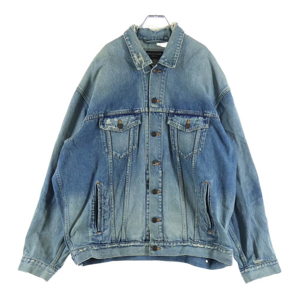BALENCIAGA(バレンシアガ) 23SS PATCHED DESTROYED JACKET IN ACID 