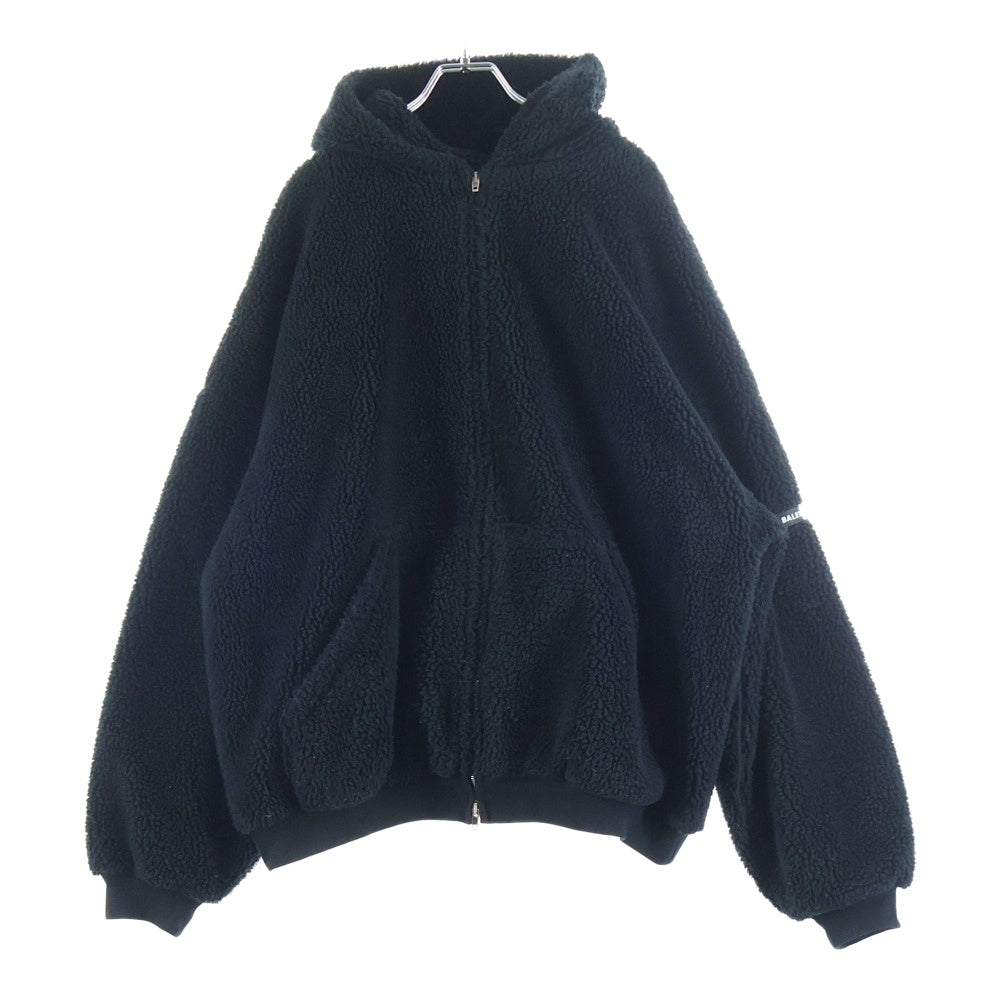 BALENCIAGA(バレンシアガ) 23AW OUTERWEAR ZIP UP HOODIE アウターウェア ジップアップ フーデッド オーバーサイズ パーカー ボアジャケット 768694 TKQ26