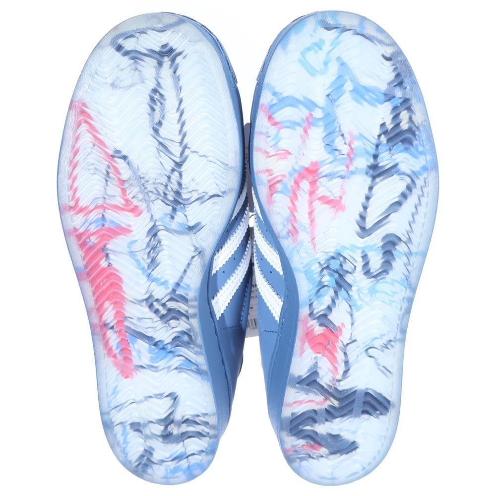 adidas(アディダス) ×DAIKI TSUNETA ×ATOMS SUPERSTER 常田大希 アトモス スーパースター ローカットスニーカー レディース ブルー US5.5/23.5cm H06346
