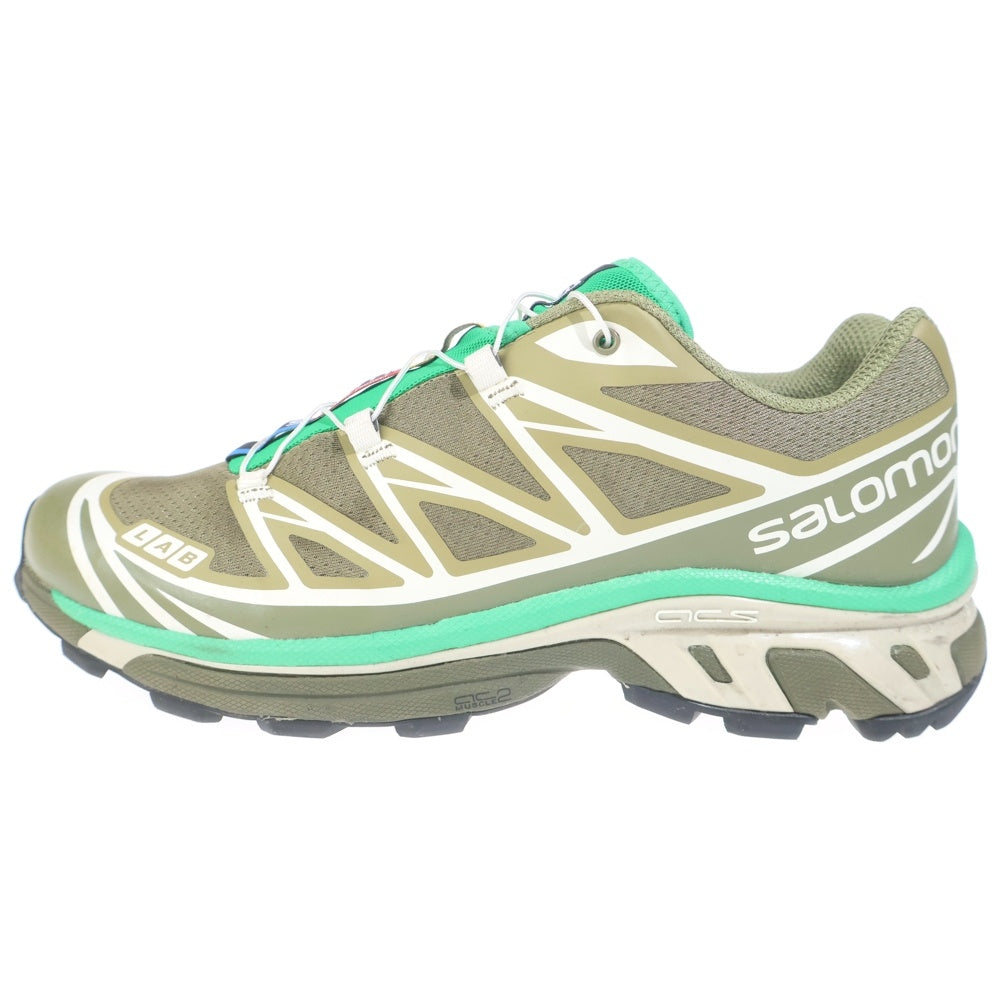 SALOMON(サロモン) XT-6 DEEP LICHEN GREEN ディープ リッケン ローカットスニーカー カーキ US10.5/27.5cm 472935