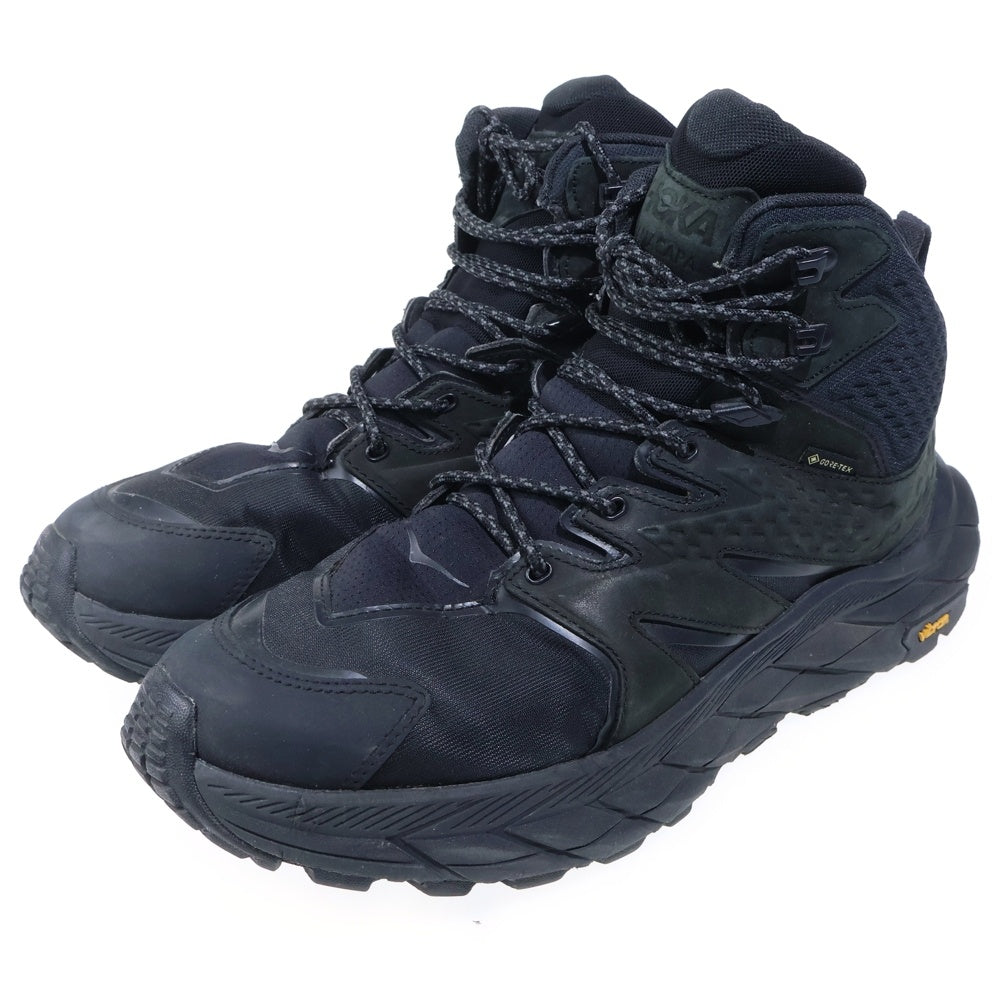 HOKA ONE ONE(ホカオネオネ) ANACAPA MID GTX アナパカ ゴアテックス ミッドカットスニーカー ブラック US9.5/27.5cm 1122018CHMS