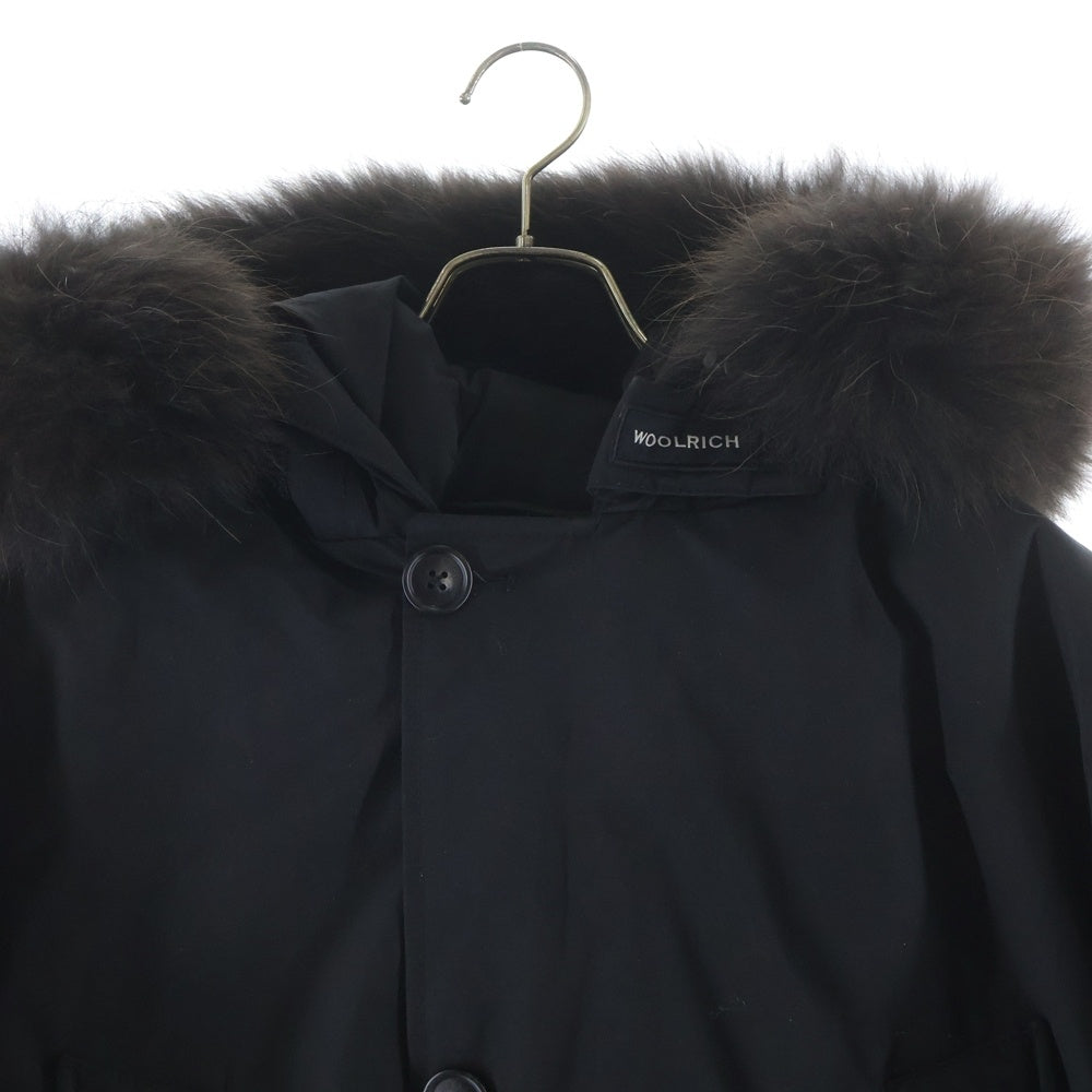 WOOLRICH(ウールリッチ) SHORT ARCTIC PARKA TT アークティックパーカ ファーフーデッド ダウンジャケット ブラック WOOU2003