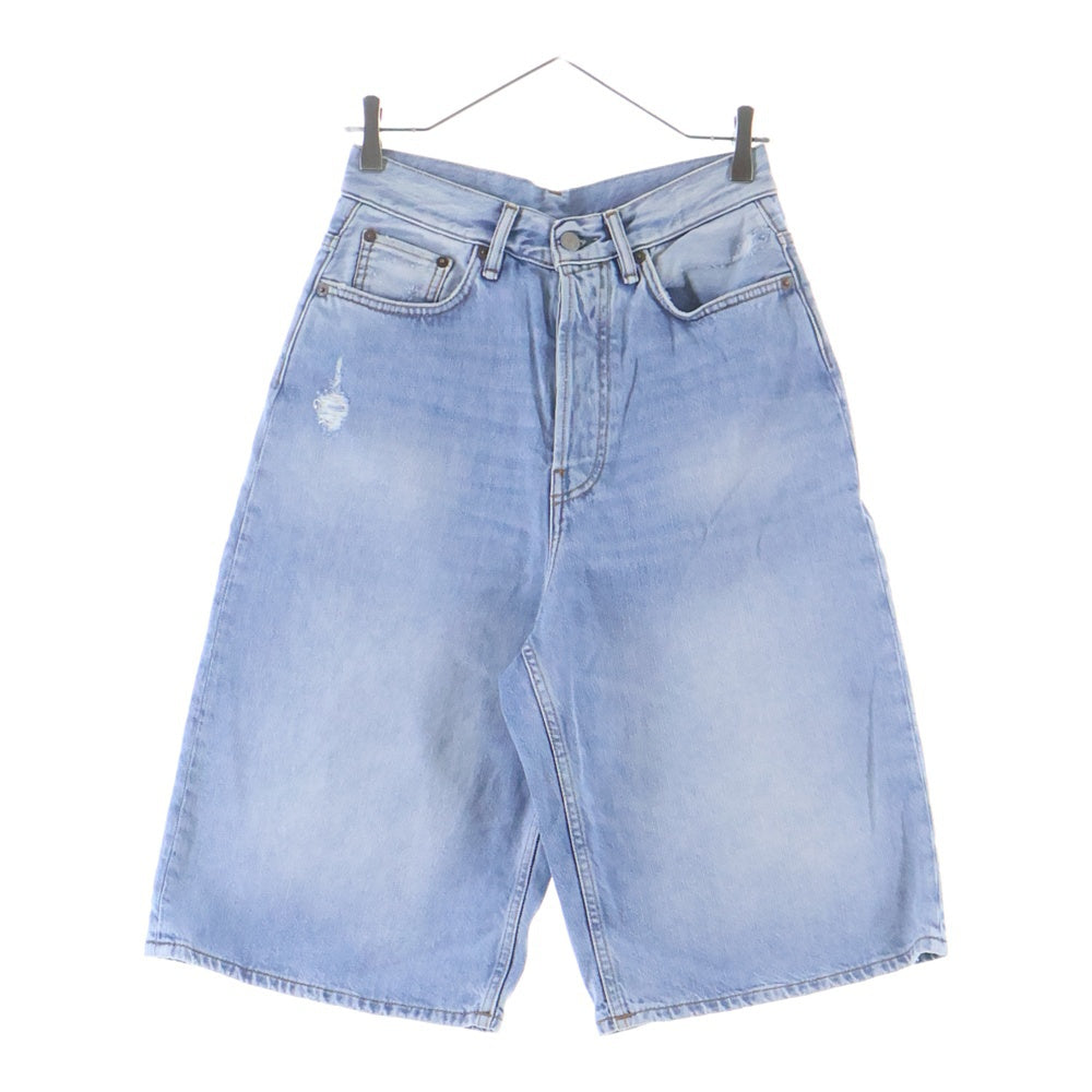 Acne Studios(アクネ ストゥディオズ) ルーズフィット デニムショーツ ハーフパンツ インディゴ FN-MN-SHOR000235