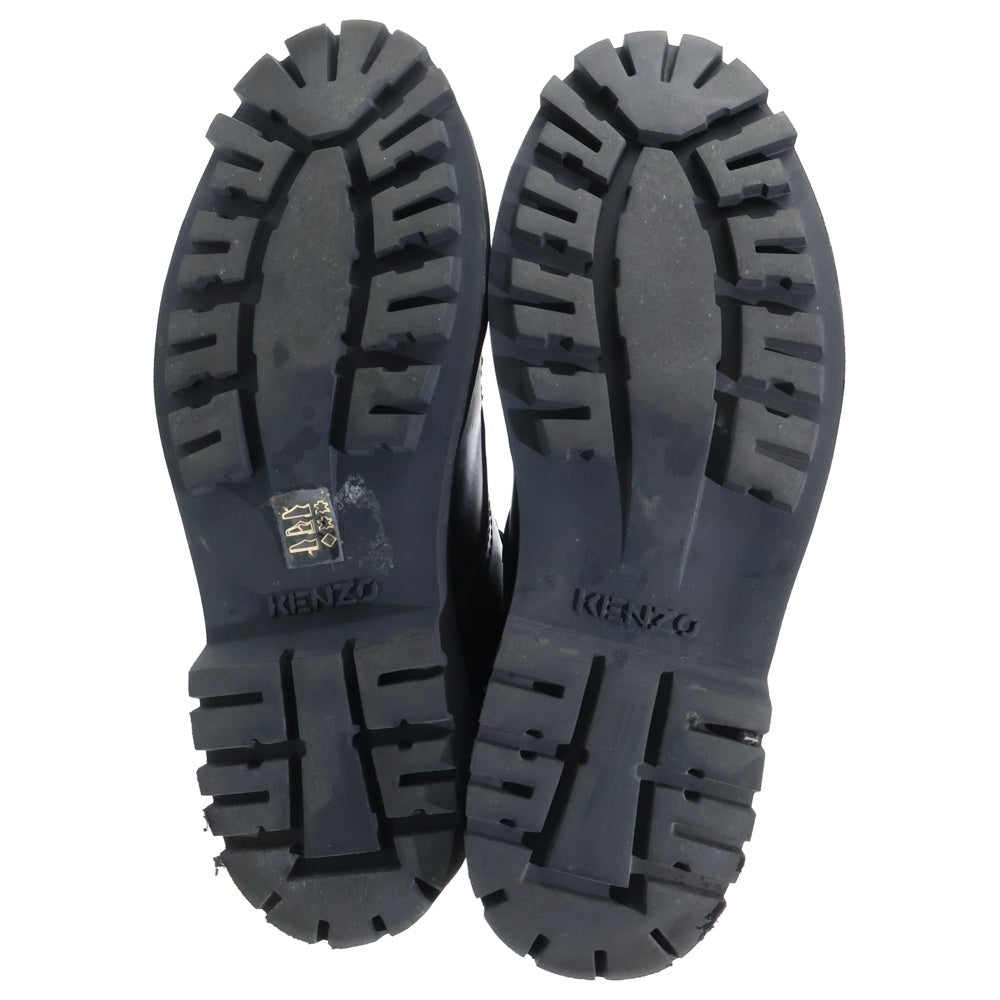KENZO(ケンゾー) K-MOUNT LACE UP LEATHER BOOT レースアップレザーブーツ ブラック FA65BT011L66