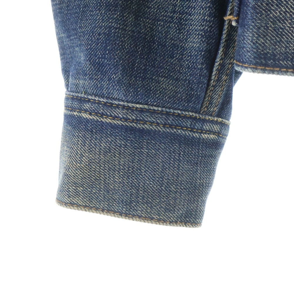 Dior HOMME(ディオールオム) USED加工 スリムフィット デニムトラッカージャケット Gジャン インディゴ 133C423TY012