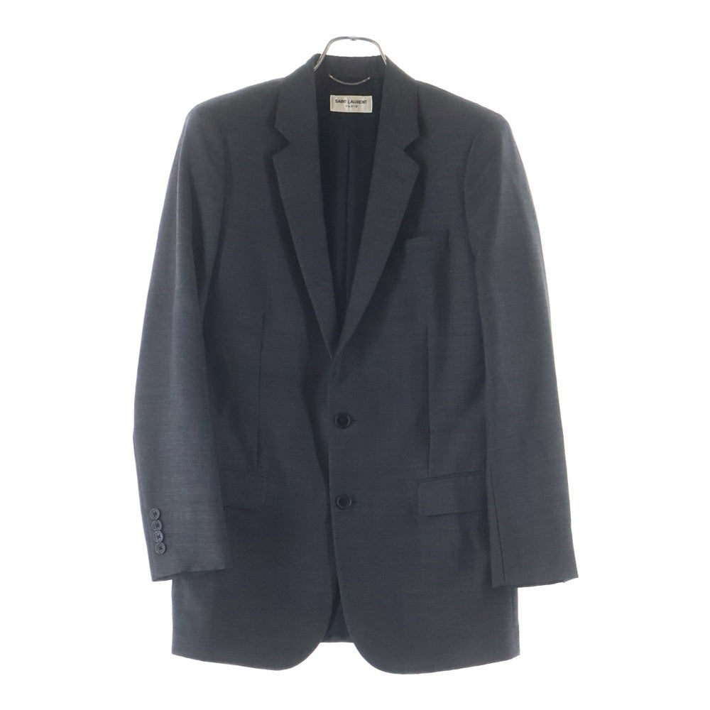 SAINT LAURENT PARIS(サンローランパリ) 13AW ウール シングルテーラードジャケット ダークグレー 330255 YM098
