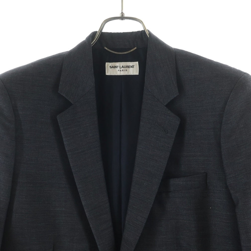 SAINT LAURENT PARIS(サンローランパリ) 13AW ウール シングルテーラードジャケット ダークグレー 330255 YM098