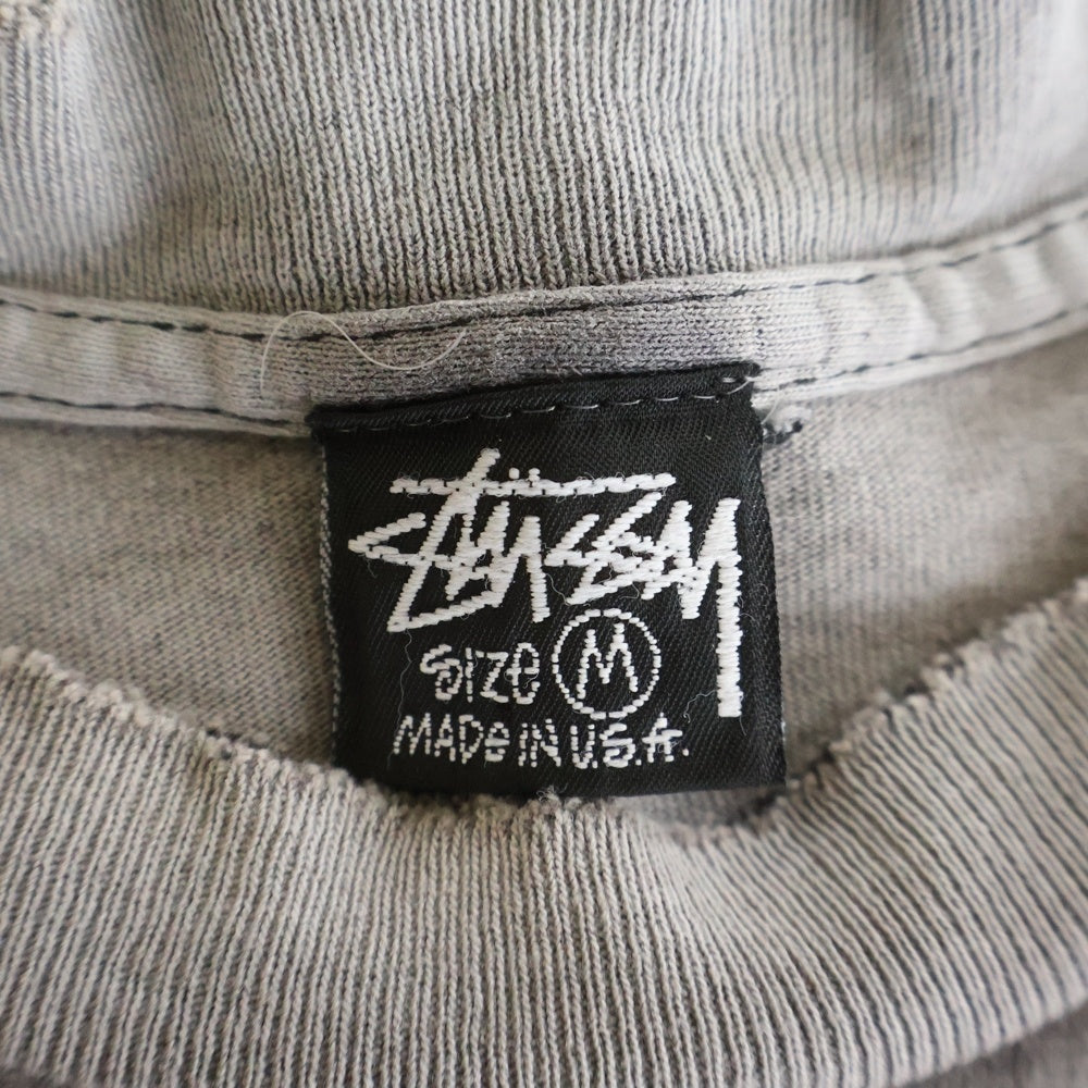 STUSSY(ステューシー) 80S VINTAGE RASTA LION TEE ヴィンテージ ラスタライオン 両面プリントTシャツ 初期黒タグ 半袖クルーネックカットソー ブラック