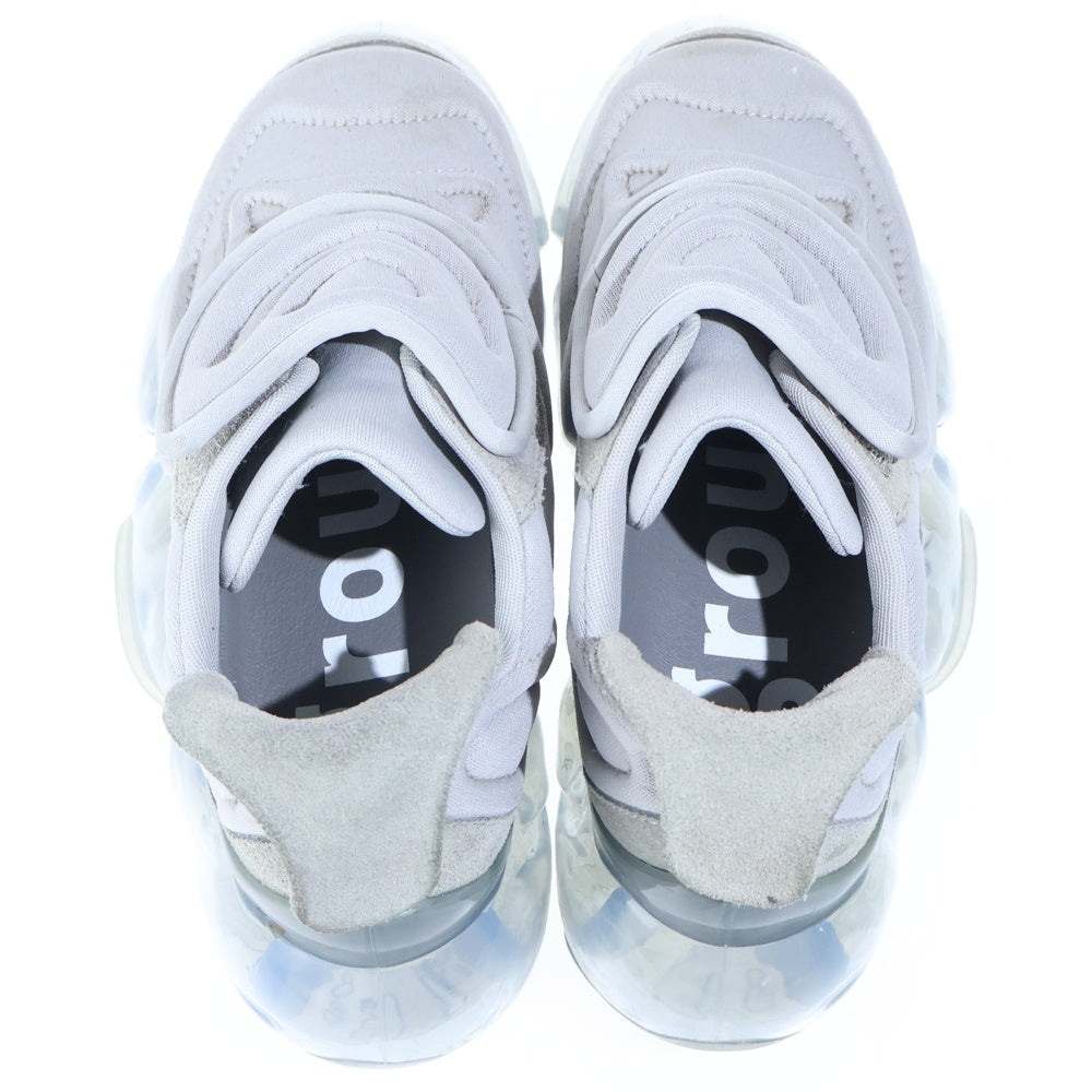 grounds(グラウンズ) MOOPIE NAZCA ムーピー ナスカ ベルクロ 厚底ローカットスニーカー グレー US8/25cm