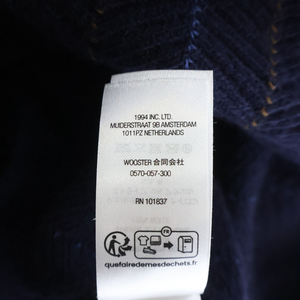 SUPREME(シュプリーム) 25SS Herringbone Cardigan ヘリンボーン ストライプニットカーディガン ネイビー